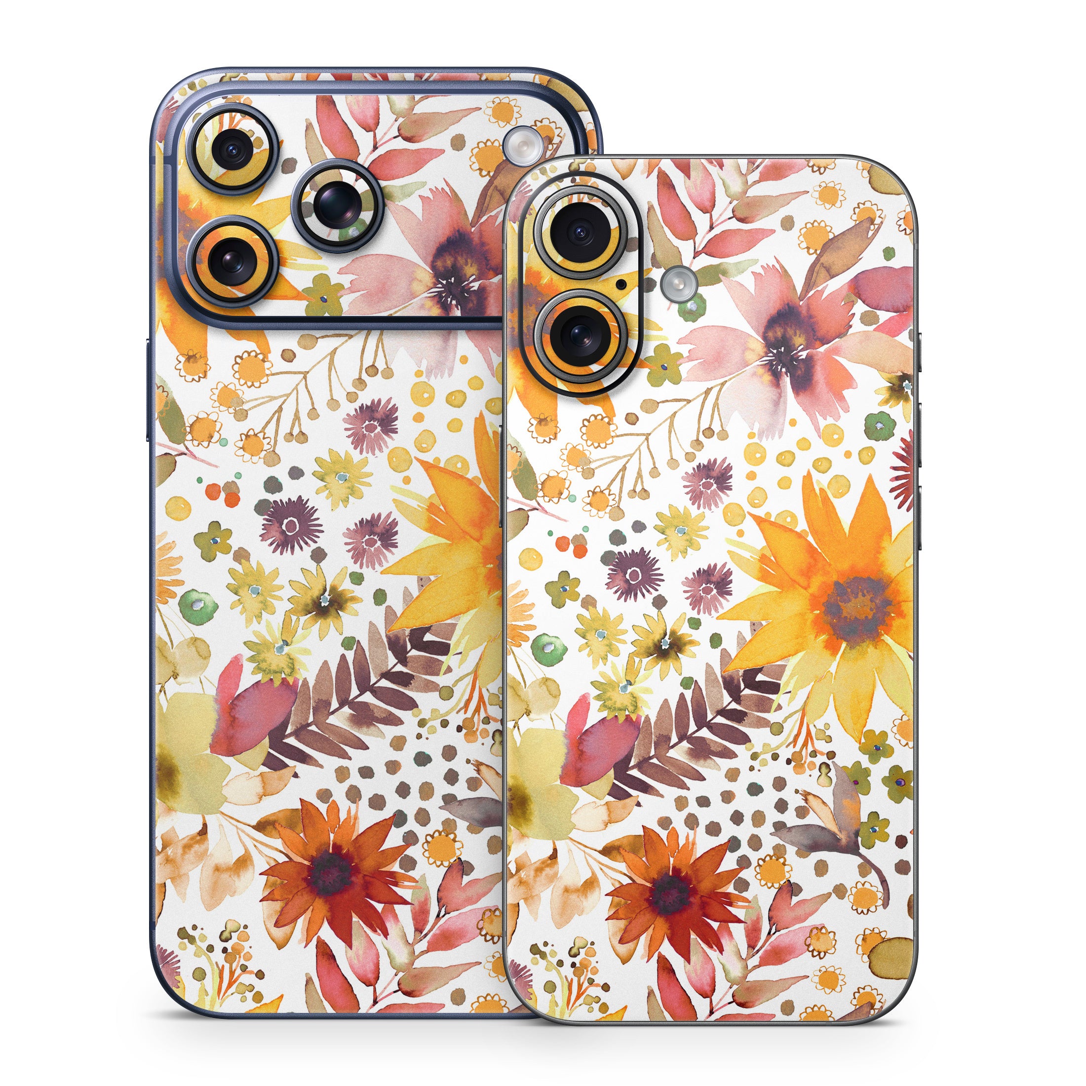 Summer Watercolor Sunflowers - Apple iPhone 17 Skin