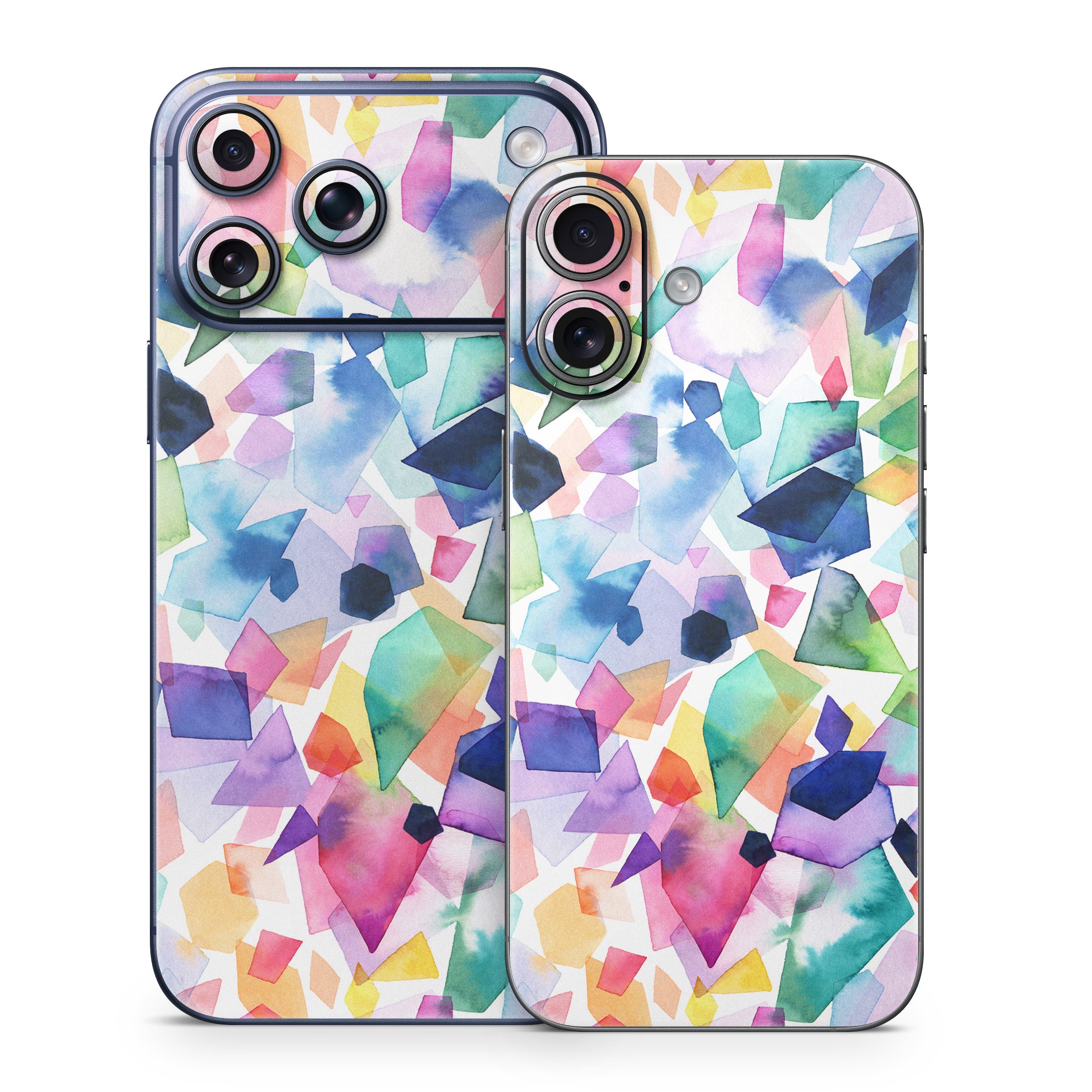 Watercolor Crystals and Gems - Apple iPhone 17 Skin