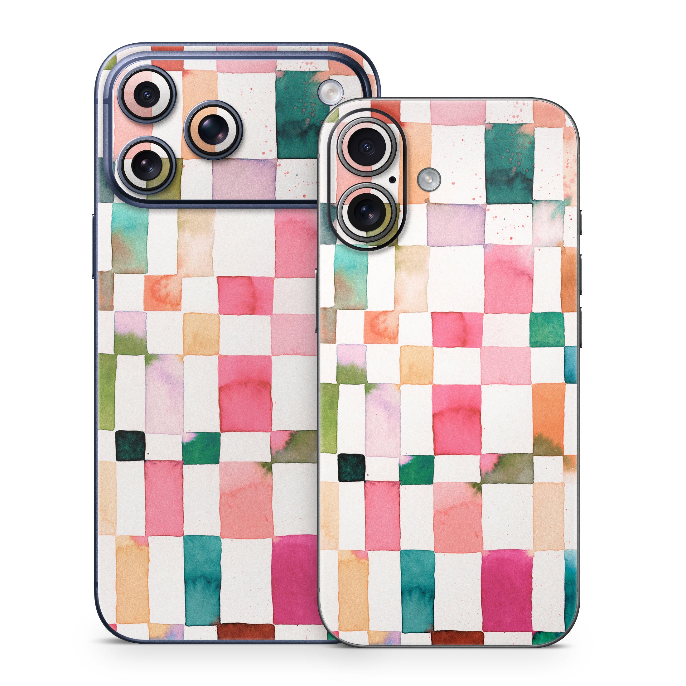 Watercolor Squares - Apple iPhone 17 Skin