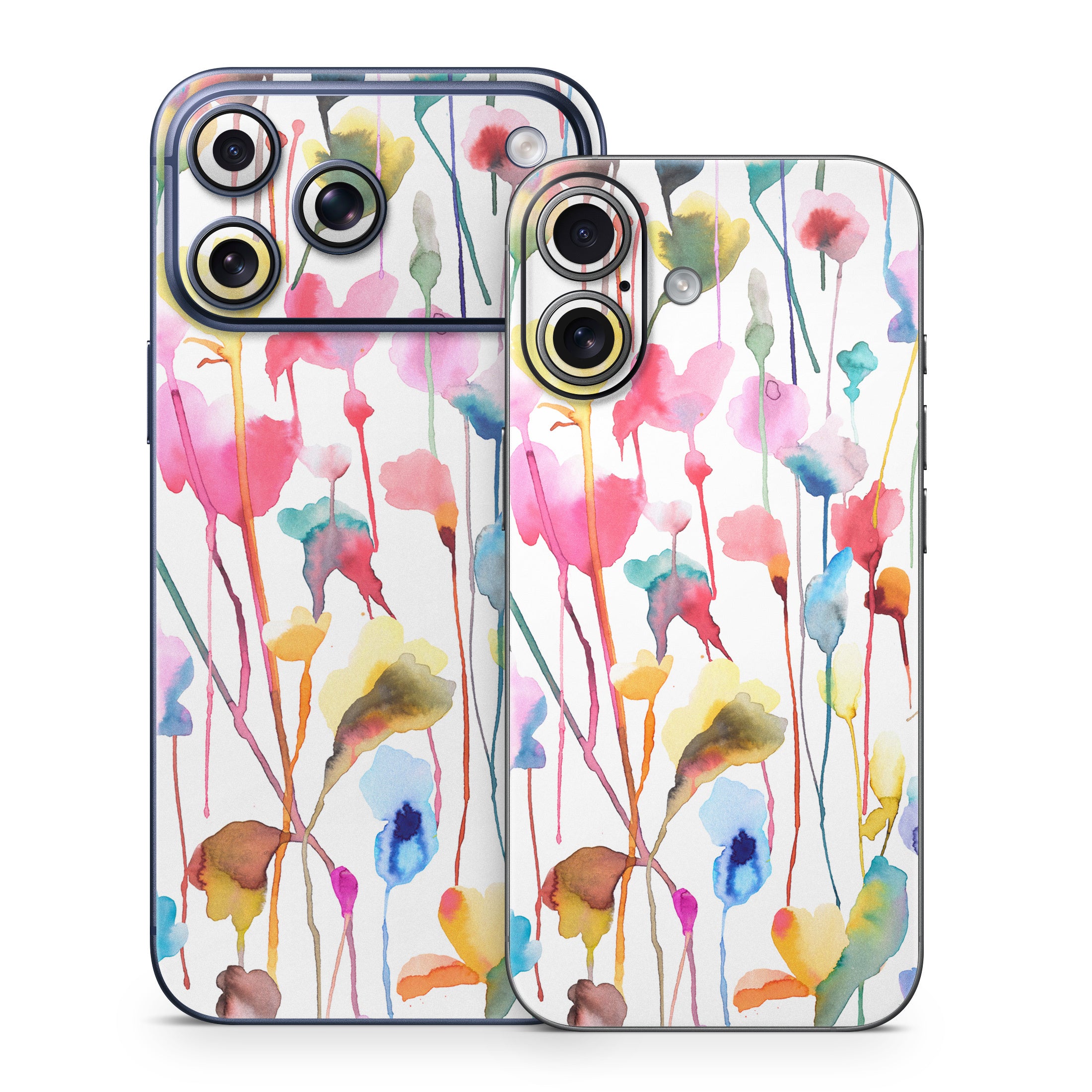 Watercolor Wild Flowers - Apple iPhone 17 Skin