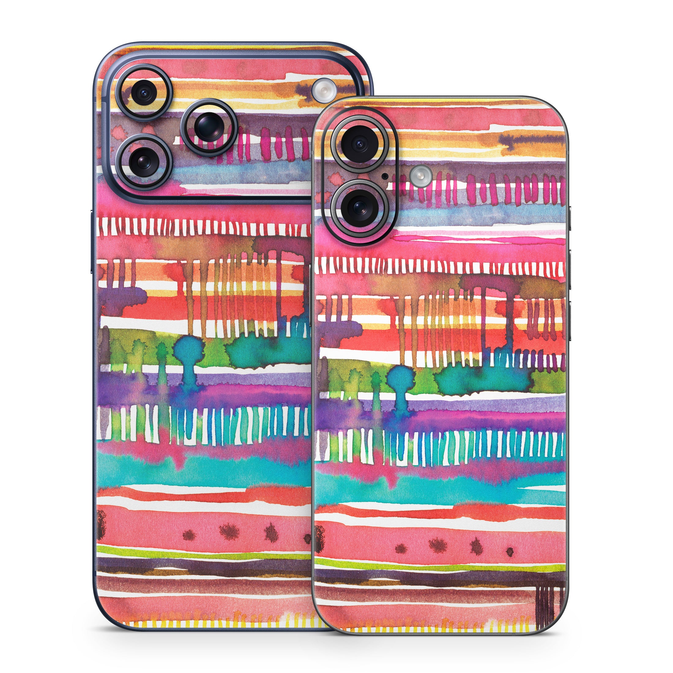 Watercolor Lines - Apple iPhone 17 Skin