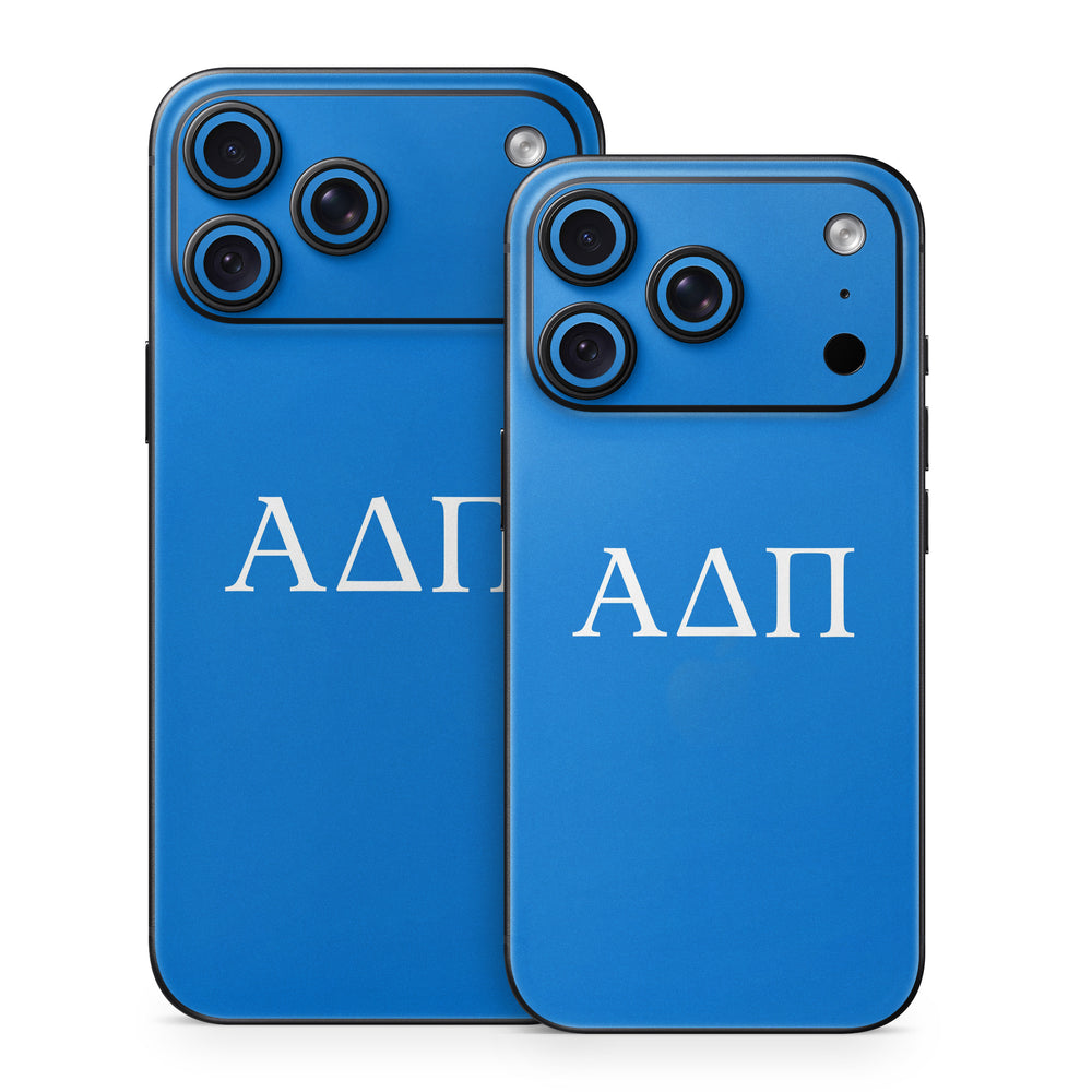 Alpha Delta Pi Greek Letters Azure - Apple iPhone 18 Skin