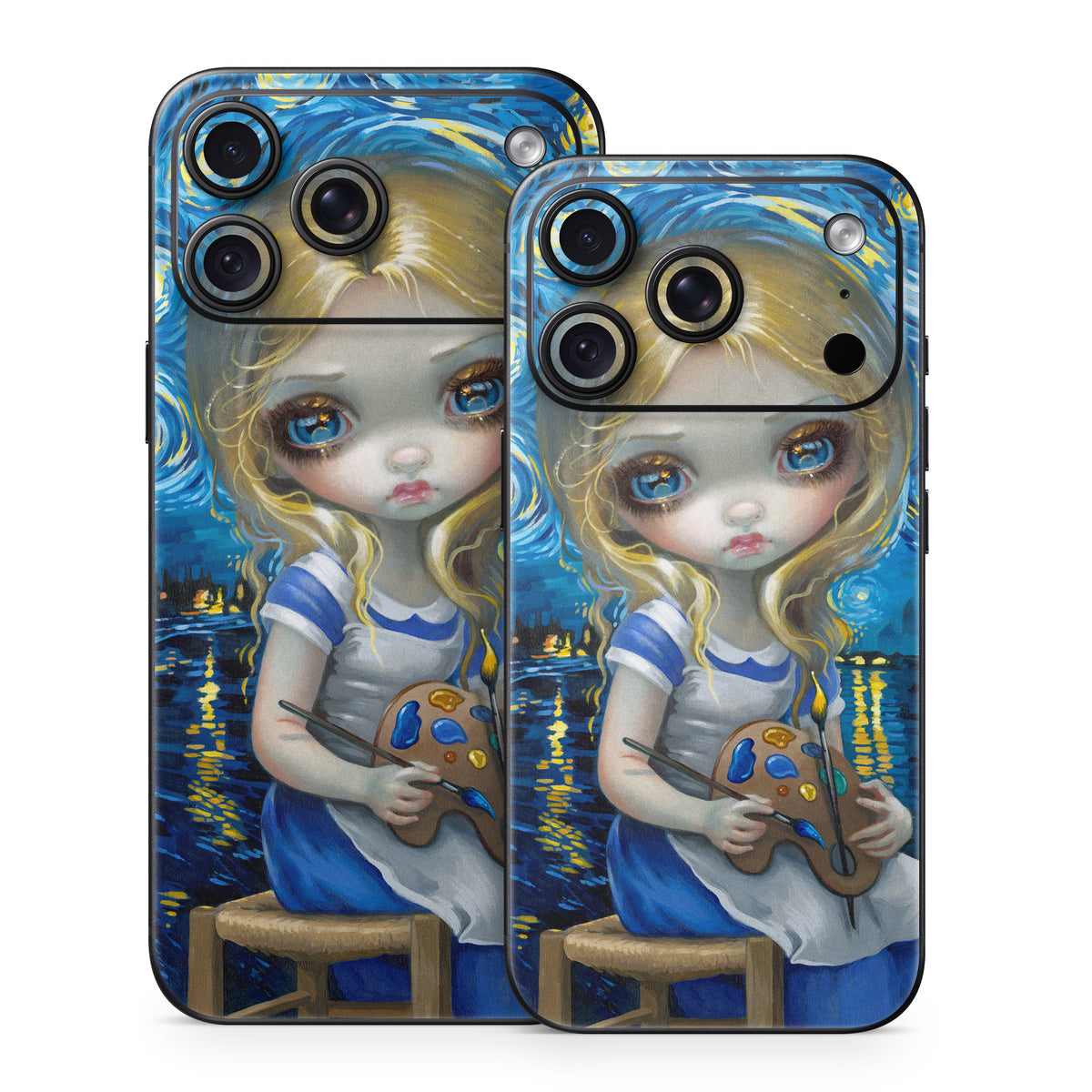 Alice in a Van Gogh - Apple iPhone 18 Skin