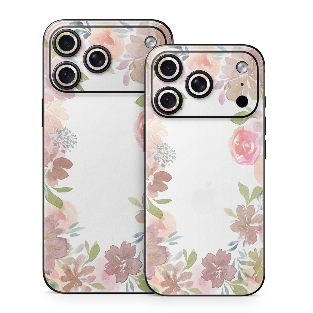Blush Flower Frame - Apple iPhone 18 Skin