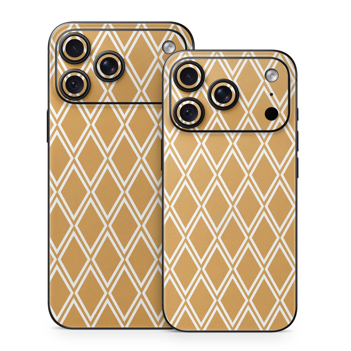 Orange Checks - Apple iPhone 18 Skin