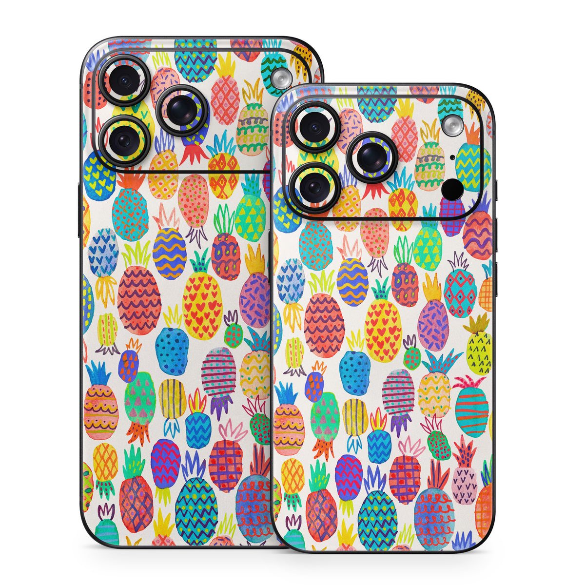 Colorful Pineapples - Apple iPhone 18 Skin