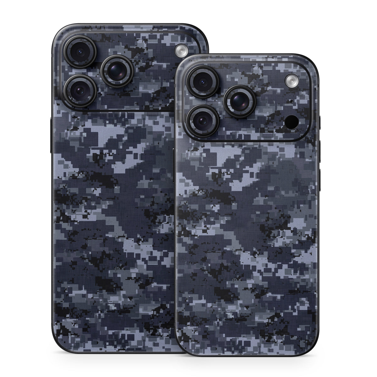 Digital Navy Camo - Apple iPhone 18 Skin