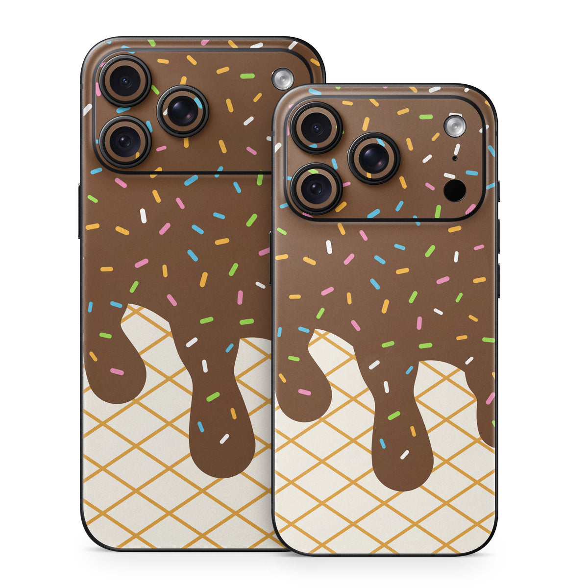 Chocolate Ice Cream Drip - Apple iPhone 18 Skin