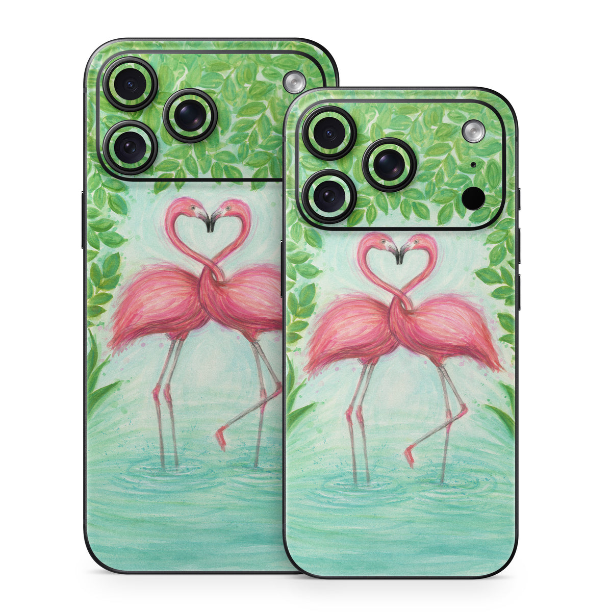 Flamingo Love - Apple iPhone 18 Skin