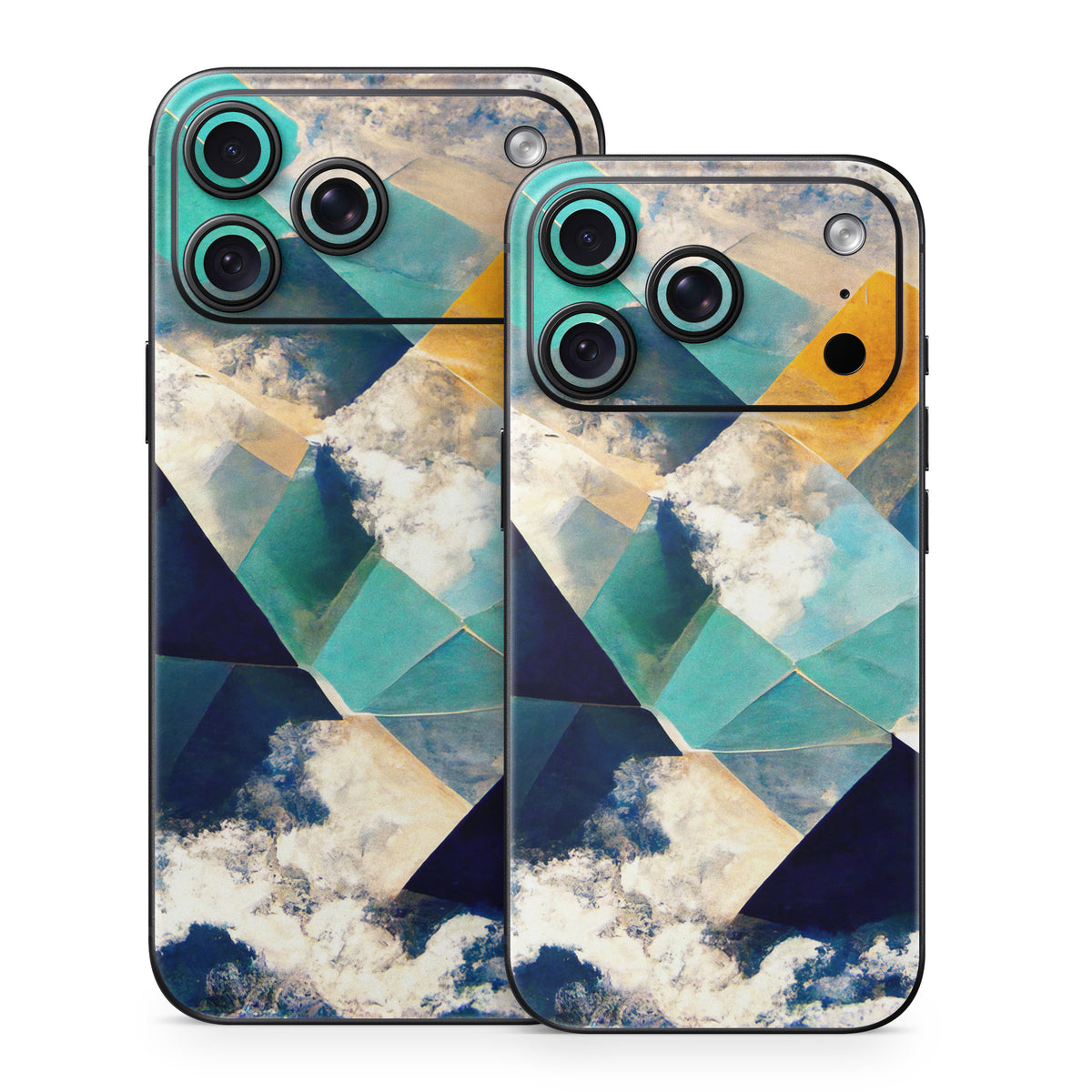 Gold Clouds - Apple iPhone 18 Skin