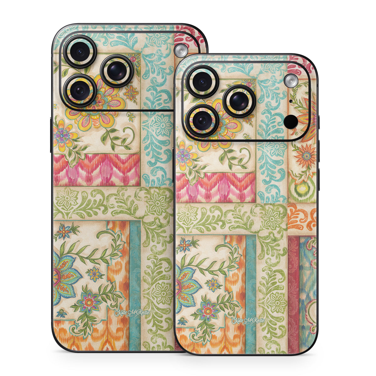 Ikat Floral - Apple iPhone 18 Skin
