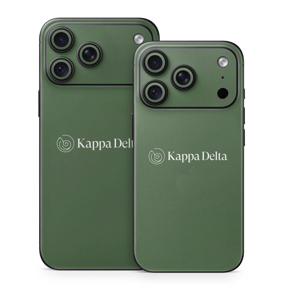 Kappa Delta Secondary Logo Dark Olive - Apple iPhone 18 Skin
