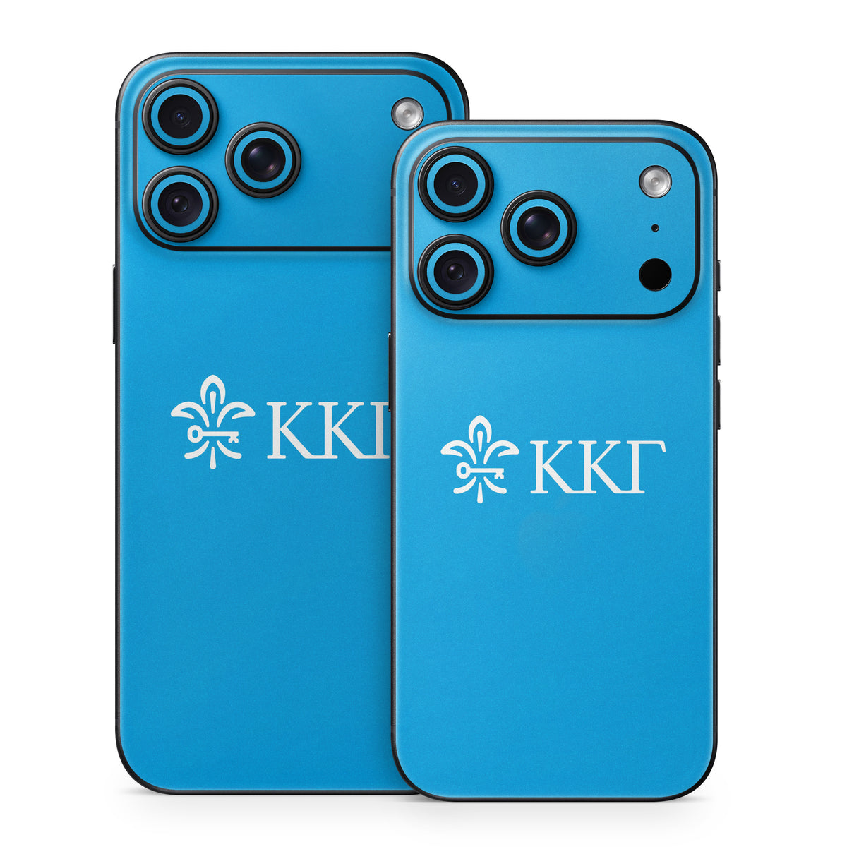 Kappa Kappa Gamma Letterkey Horizontal Gamma Blue - Apple iPhone 18 Skin