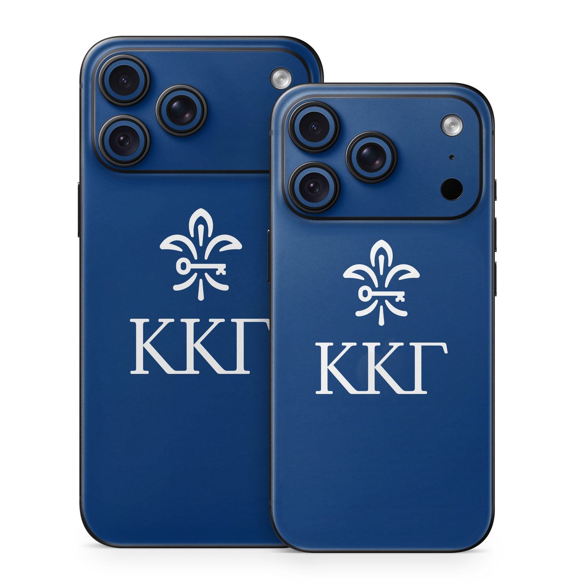 Kappa Kappa Gamma Letterkey Vertical Kappa Blue - Apple iPhone 18 Skin