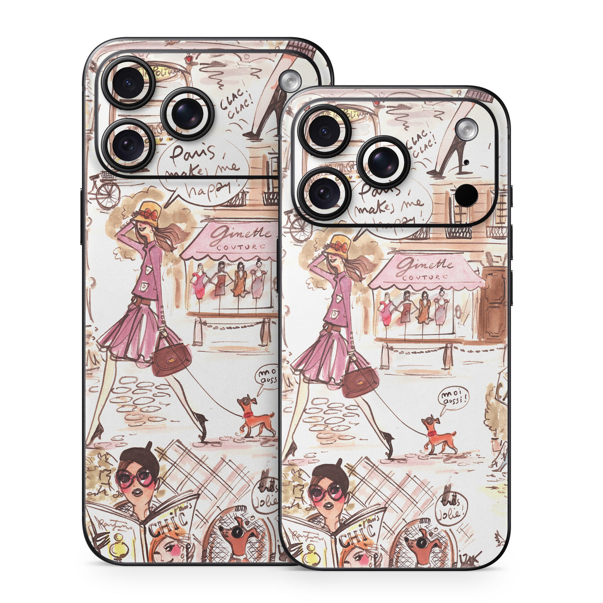Paris Makes Me Happy - Apple iPhone 18 Skin