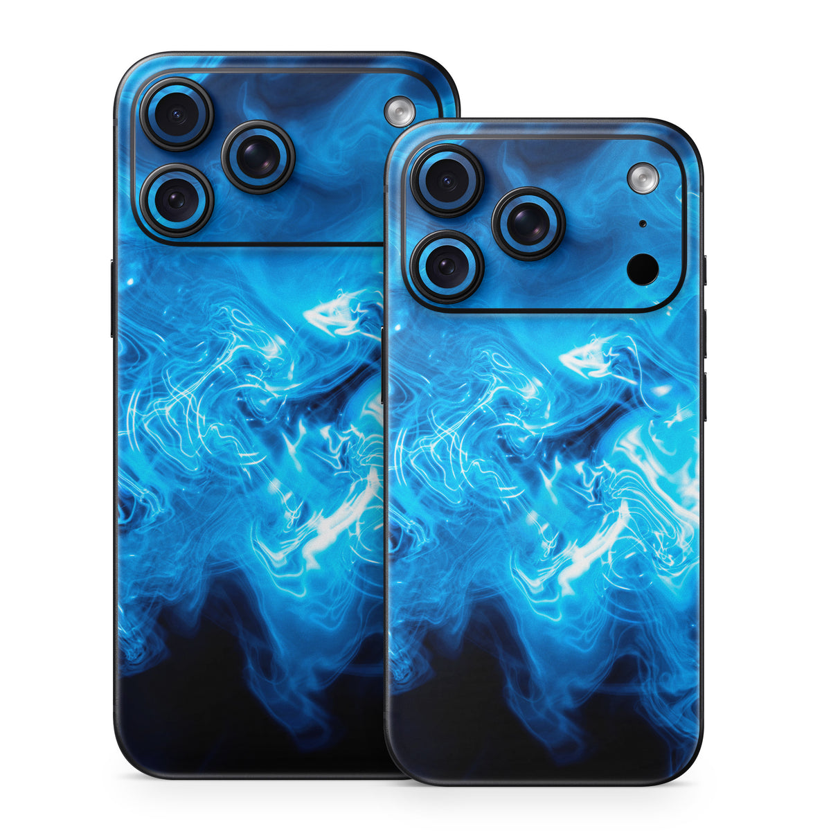 Blue Quantum Waves - Apple iPhone 18 Skin