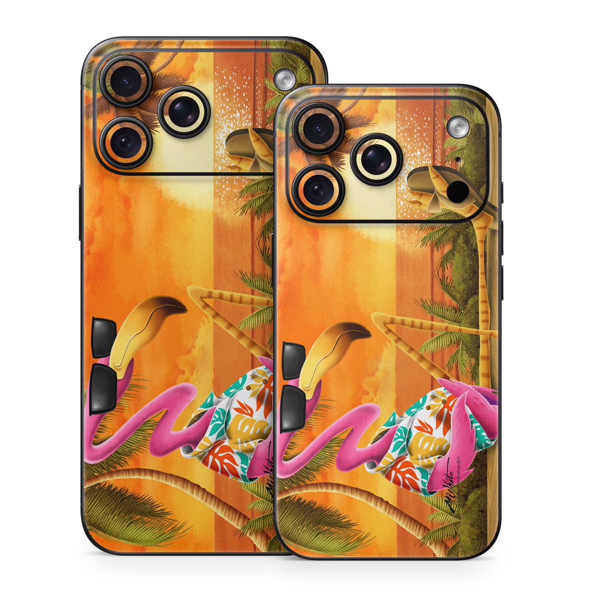 Sunset Flamingo - Apple iPhone 18 Skin