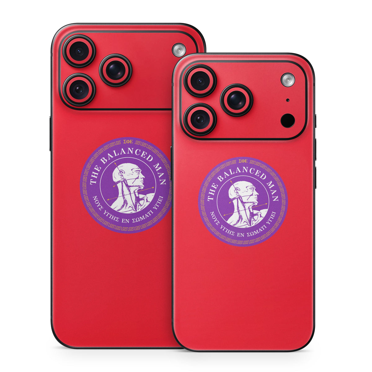 Sigma Phi Epsilon Balanced Man Red - Apple iPhone 18 Skin