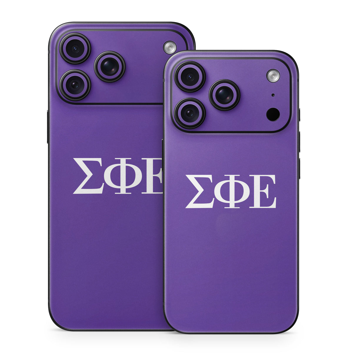 Sigma Phi Epsilon Greek Letters Purple - Apple iPhone 18 Skin