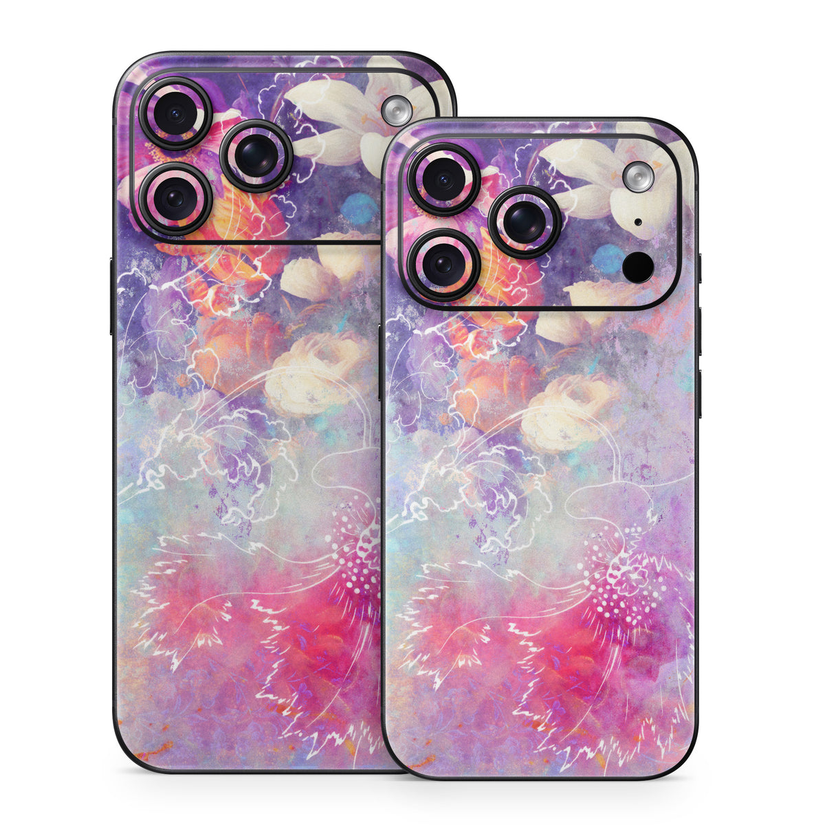 Sketch Flowers Lily - Apple iPhone 18 Skin