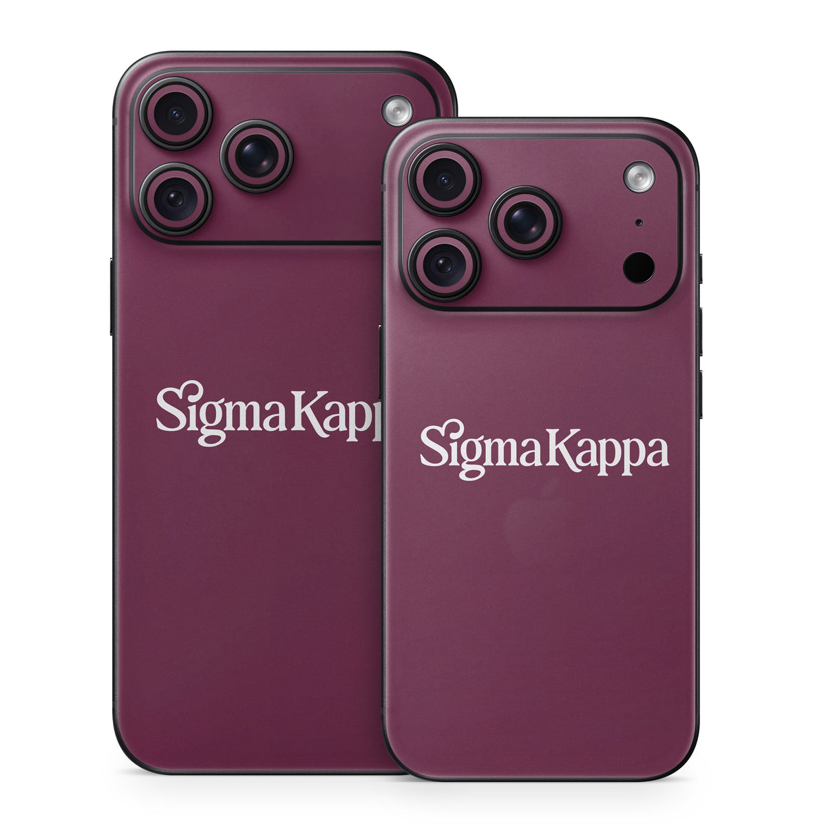 Sigma Kappa Primary Logo Dove Love on Mary Maroon - Apple iPhone 18 Skin