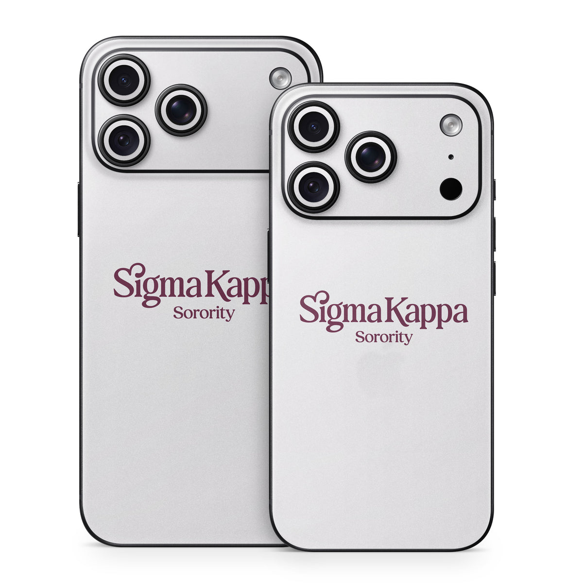 Sigma Kappa Sorority Logo Mary Maroon on Dove Love - Apple iPhone 18 Skin