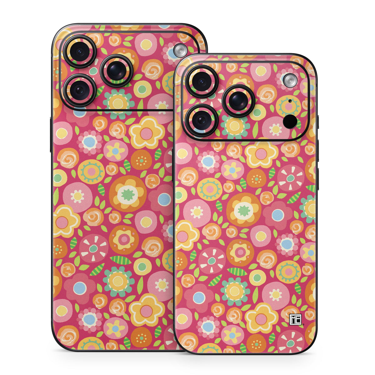 Flowers Squished - Apple iPhone 18 Skin