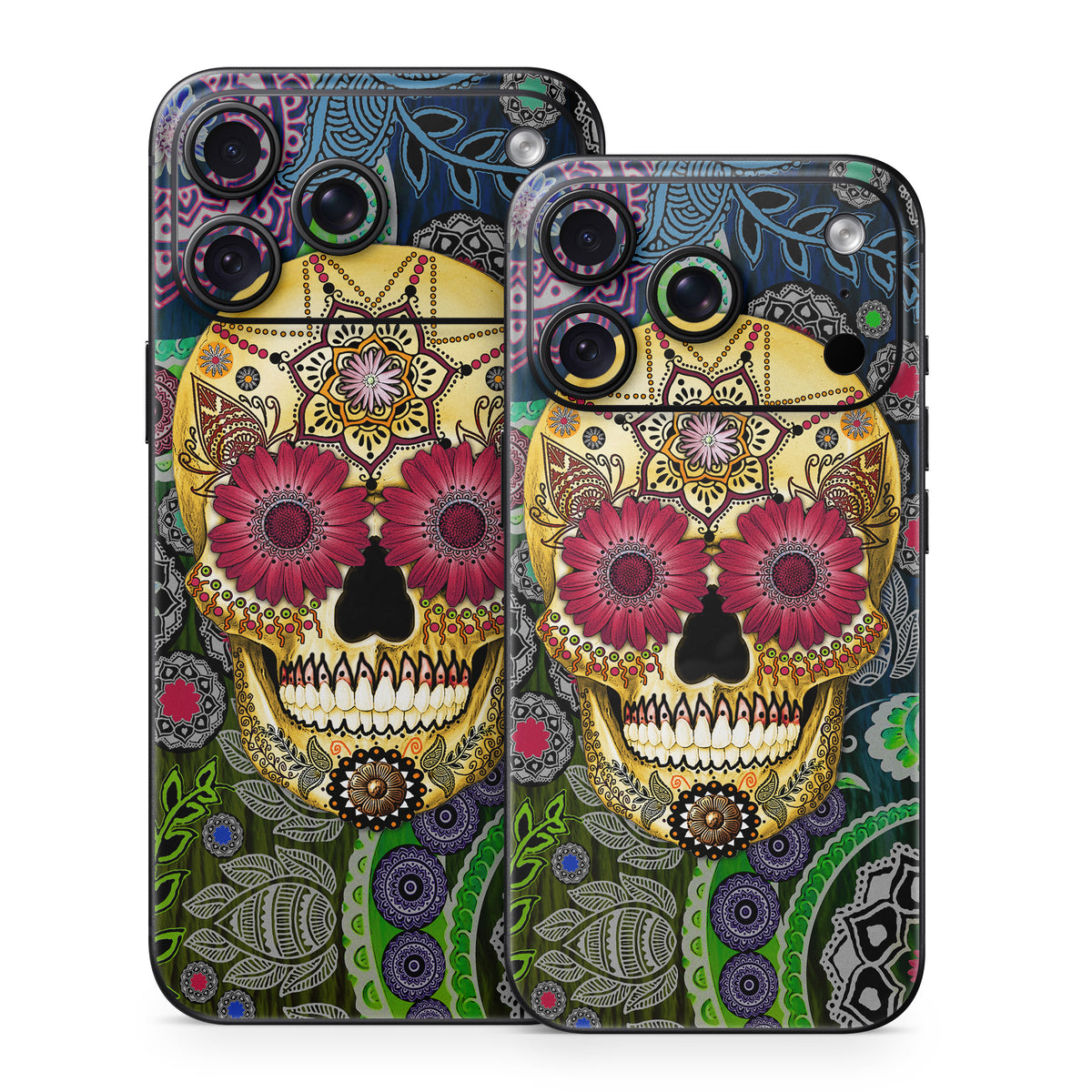 Sugar Skull Paisley - Apple iPhone 18 Skin