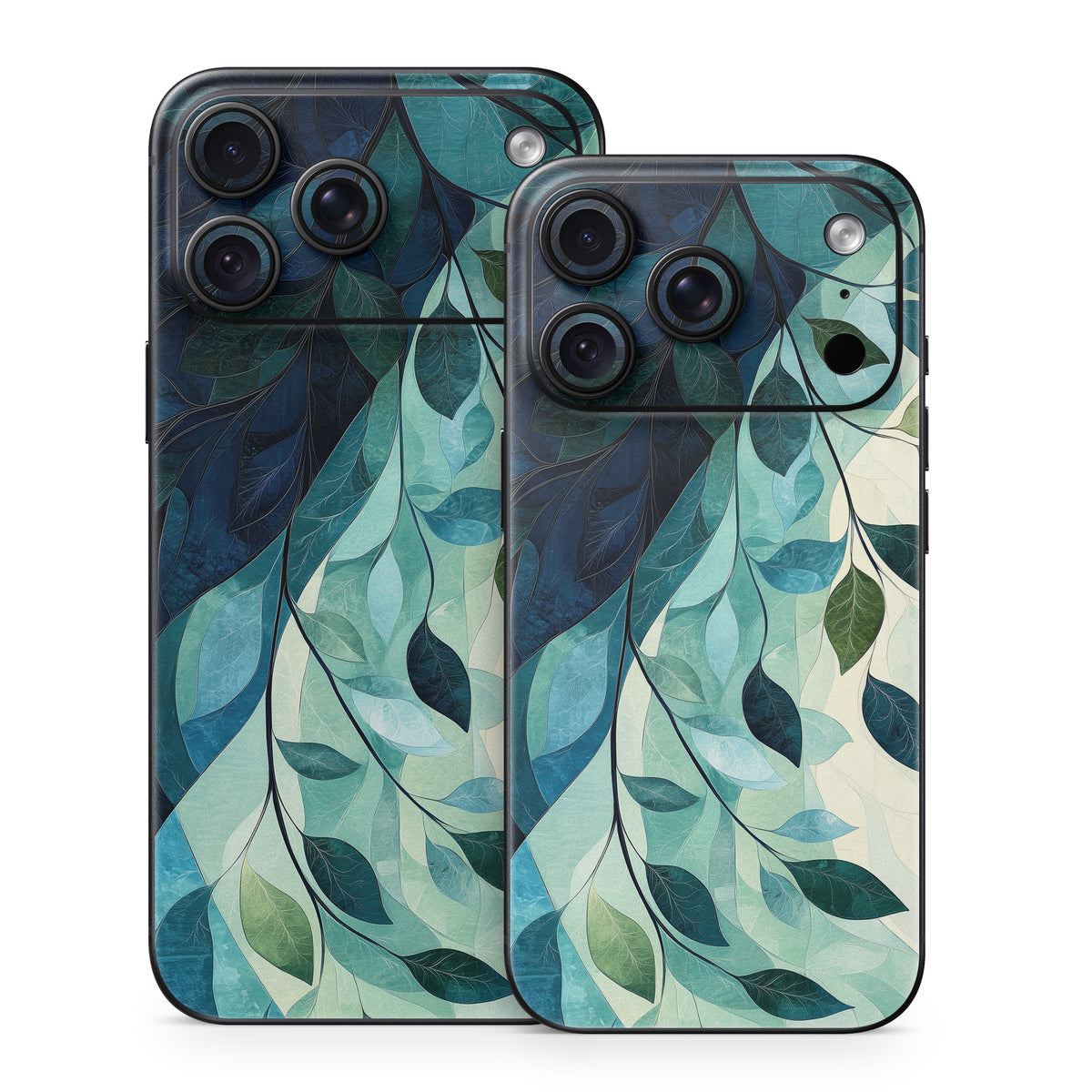 Teal and Indigo - Apple iPhone 18 Skin