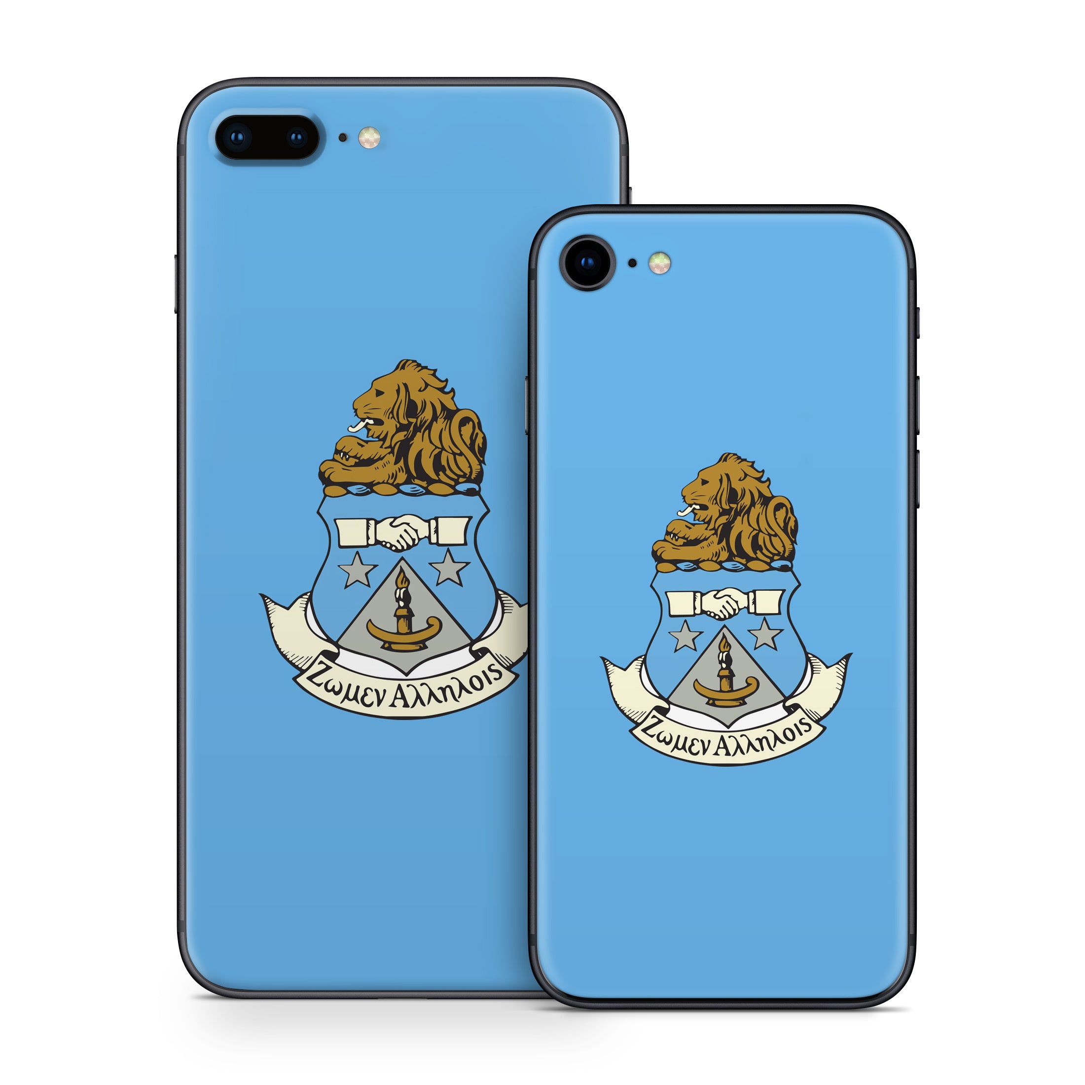 Alpha Delta Pi Crest Adelphean Blue - Apple iPhone 8 Skin