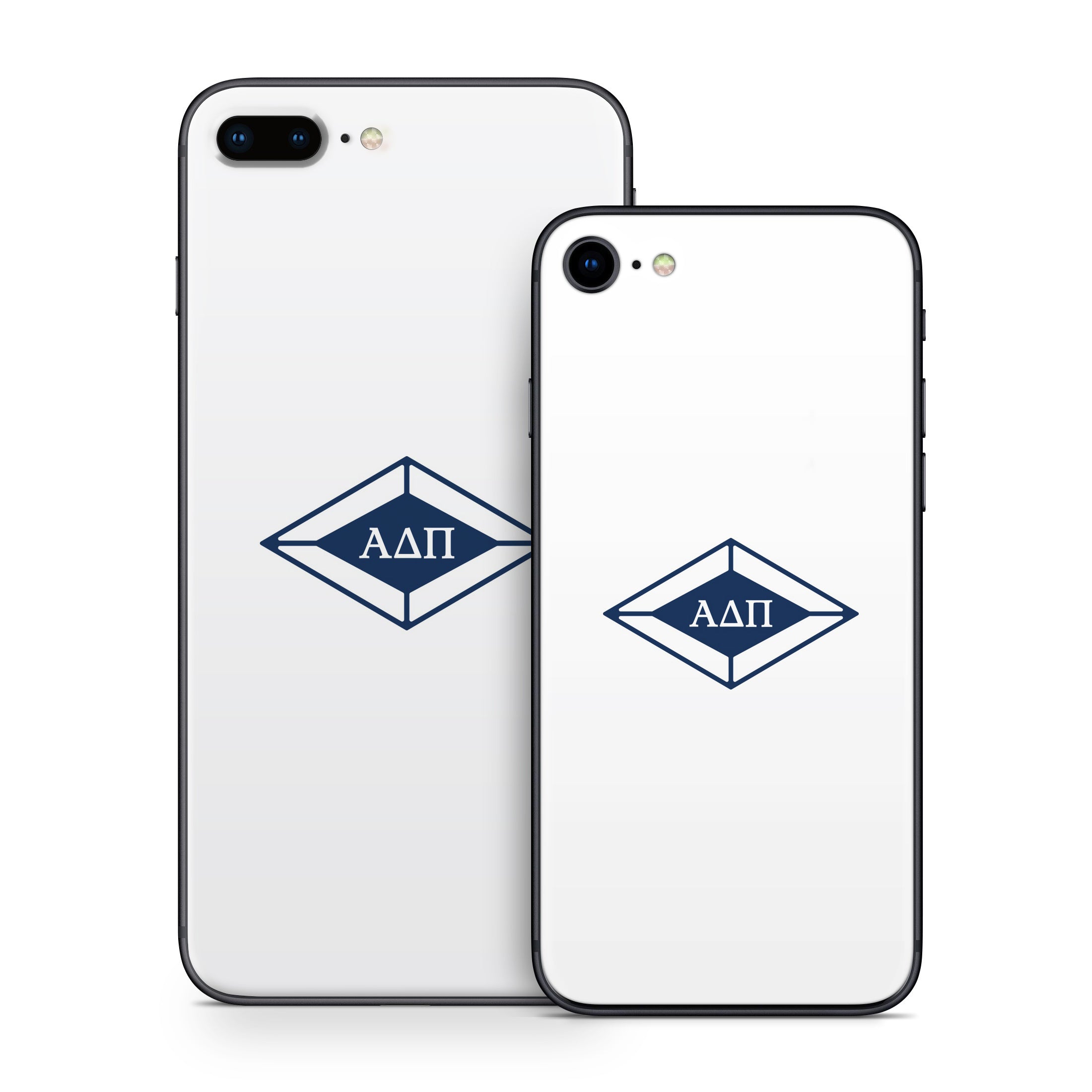 Alpha Delta Pi Diamond Letters White - Apple iPhone 8 Skin