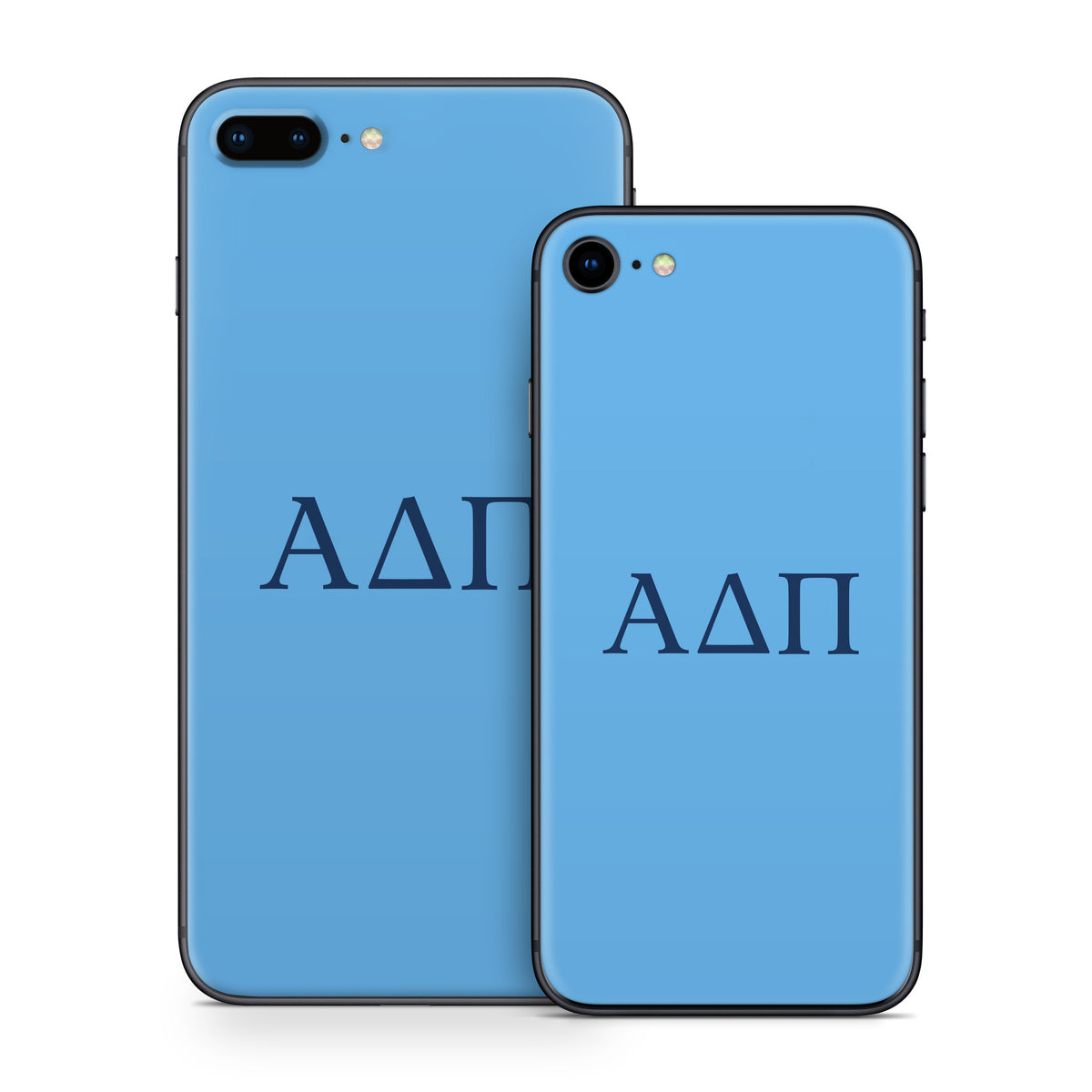 Alpha Delta Pi Greek Letters Adelphean Blue - Apple iPhone 8 Skin