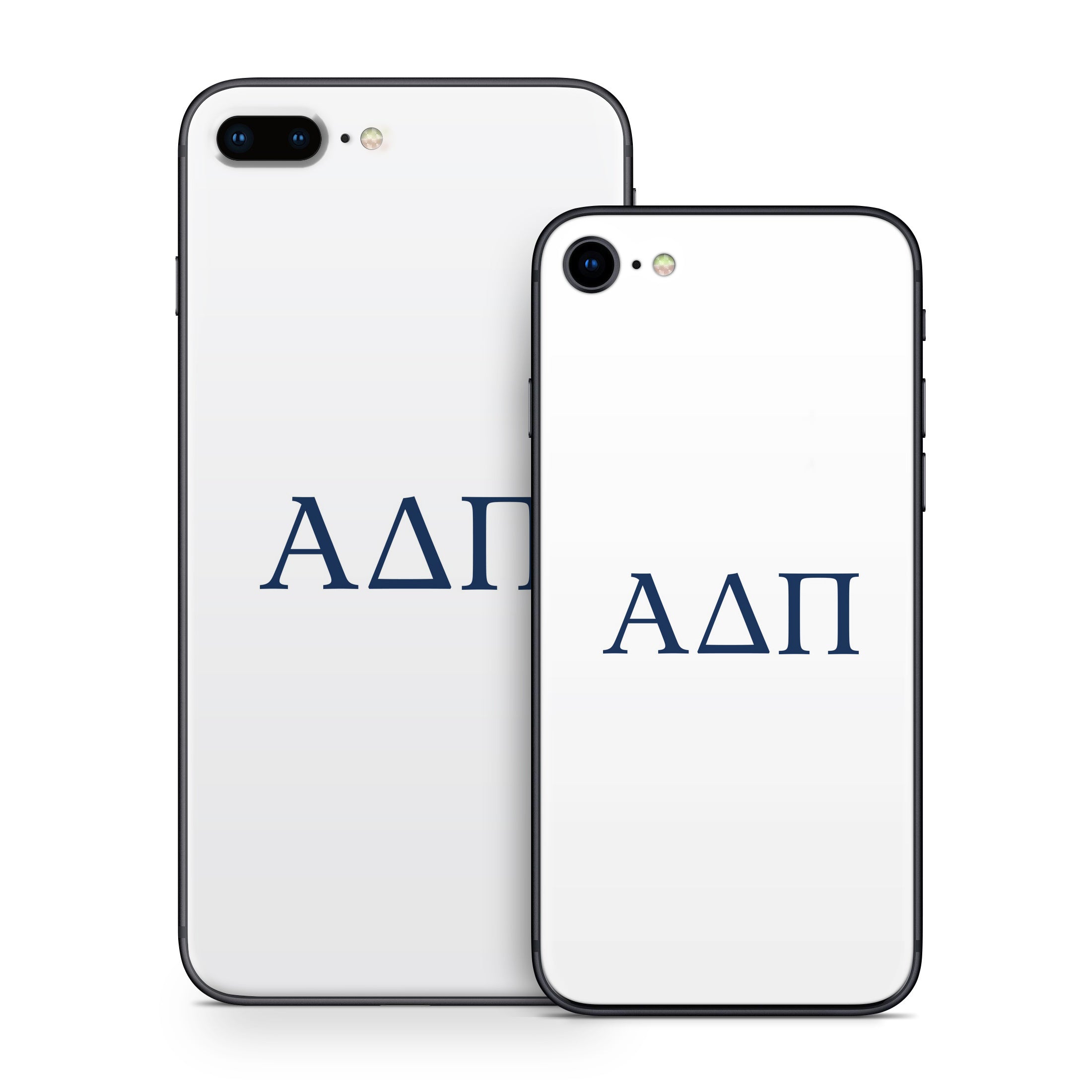 Alpha Delta Pi Greek Letters White - Apple iPhone 8 Skin