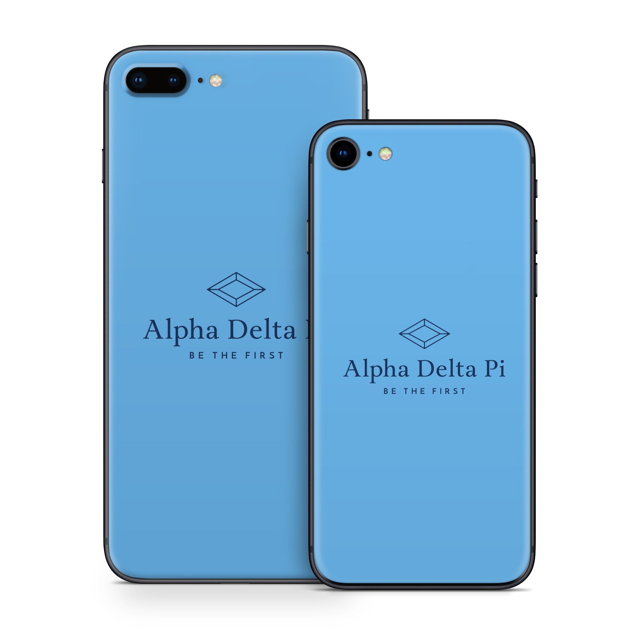 Alpha Delta Pi Primary Logo Adelphean Blue - Apple iPhone 8 Skin