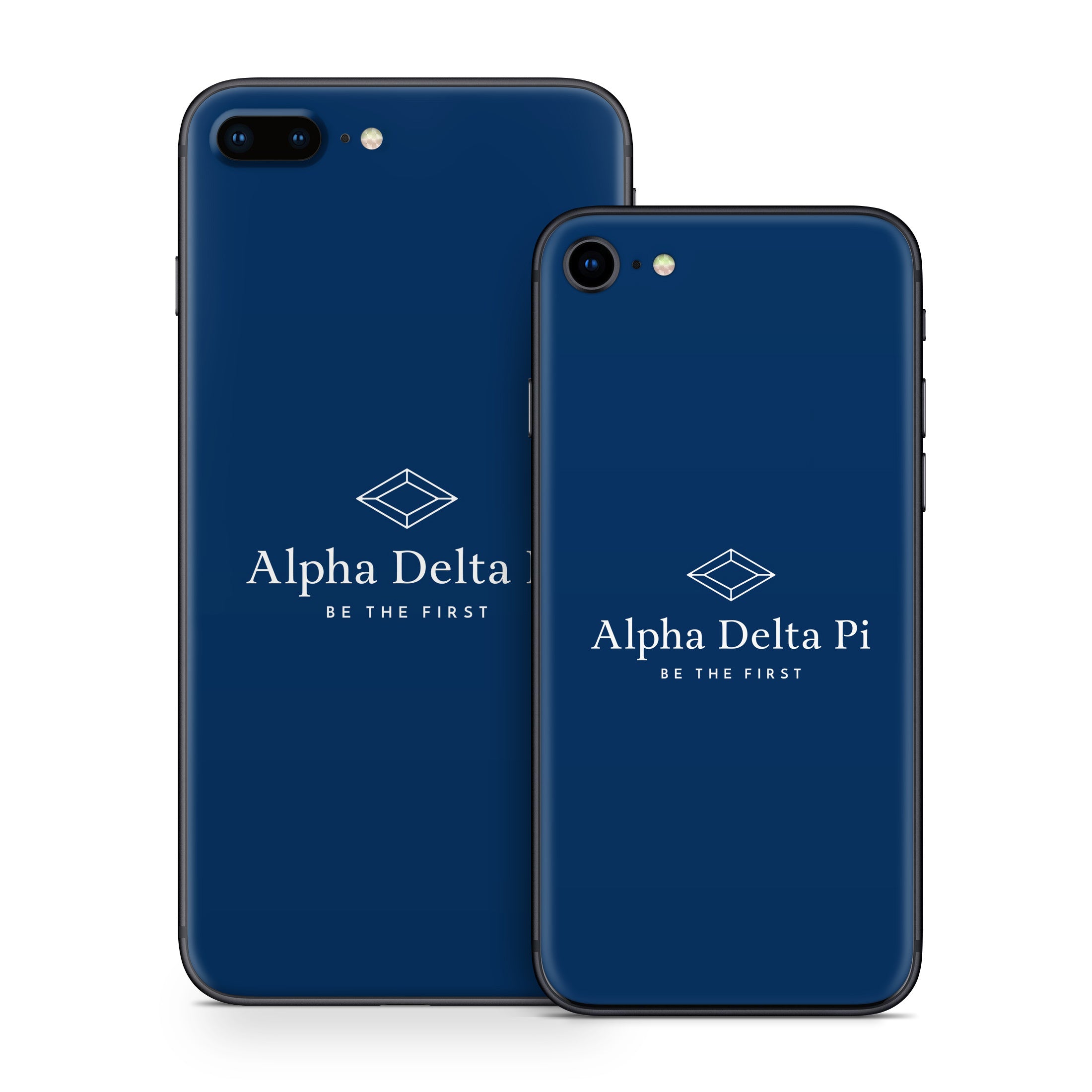 Alpha Delta Pi Primary Logo Midnight - Apple iPhone 8 Skin
