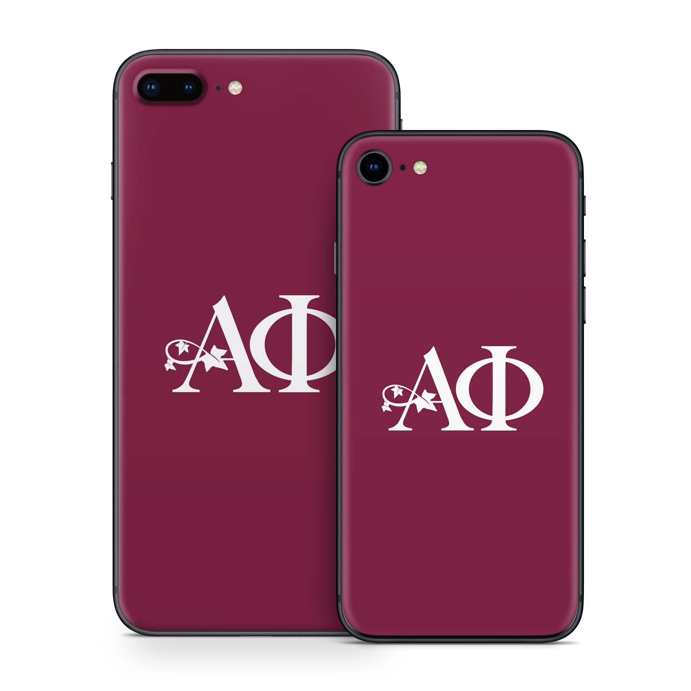 Alpha Phi Greek Letters Bordeaux - Apple iPhone 8 Skin