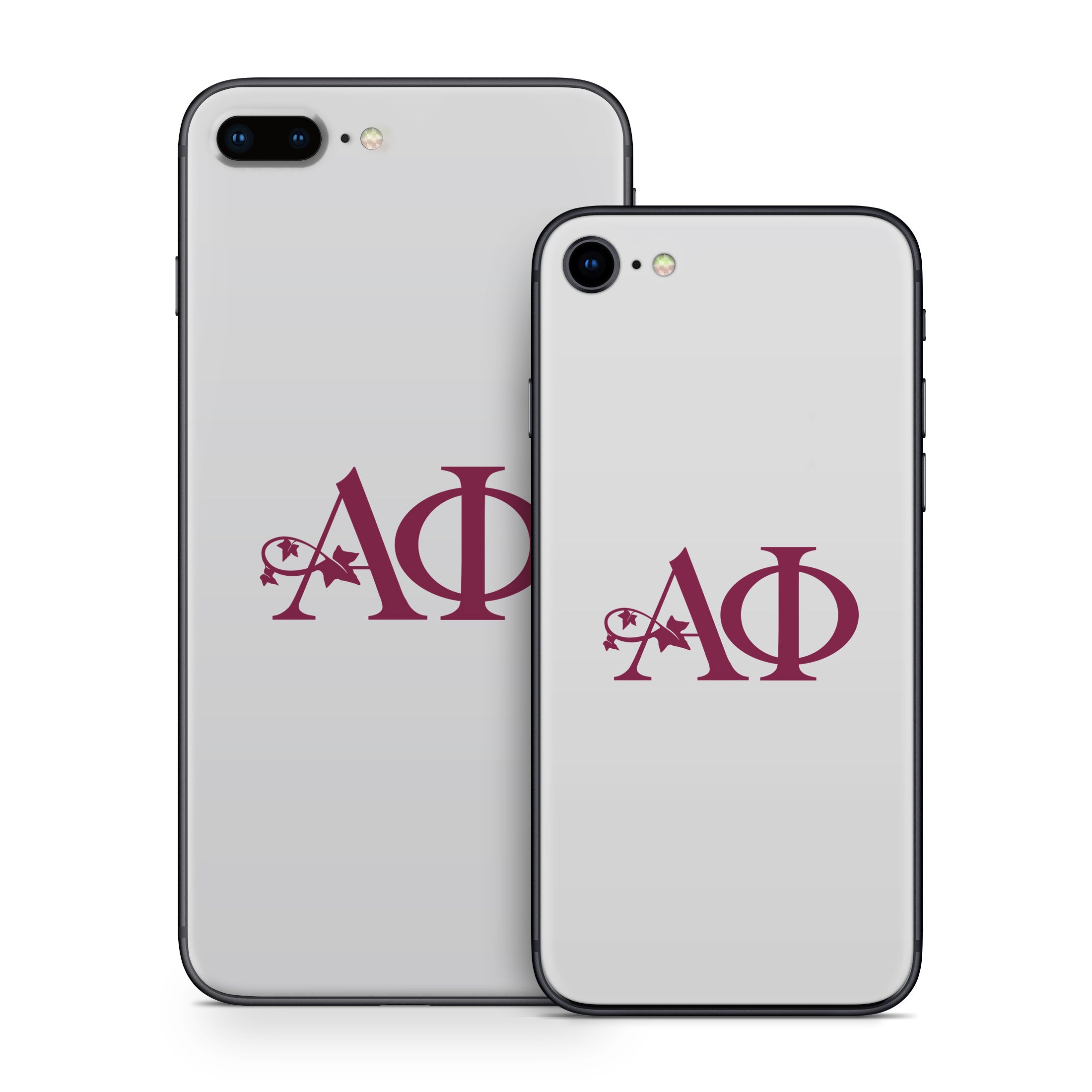 Alpha Phi Greek Letters Silver - Apple iPhone 8 Skin
