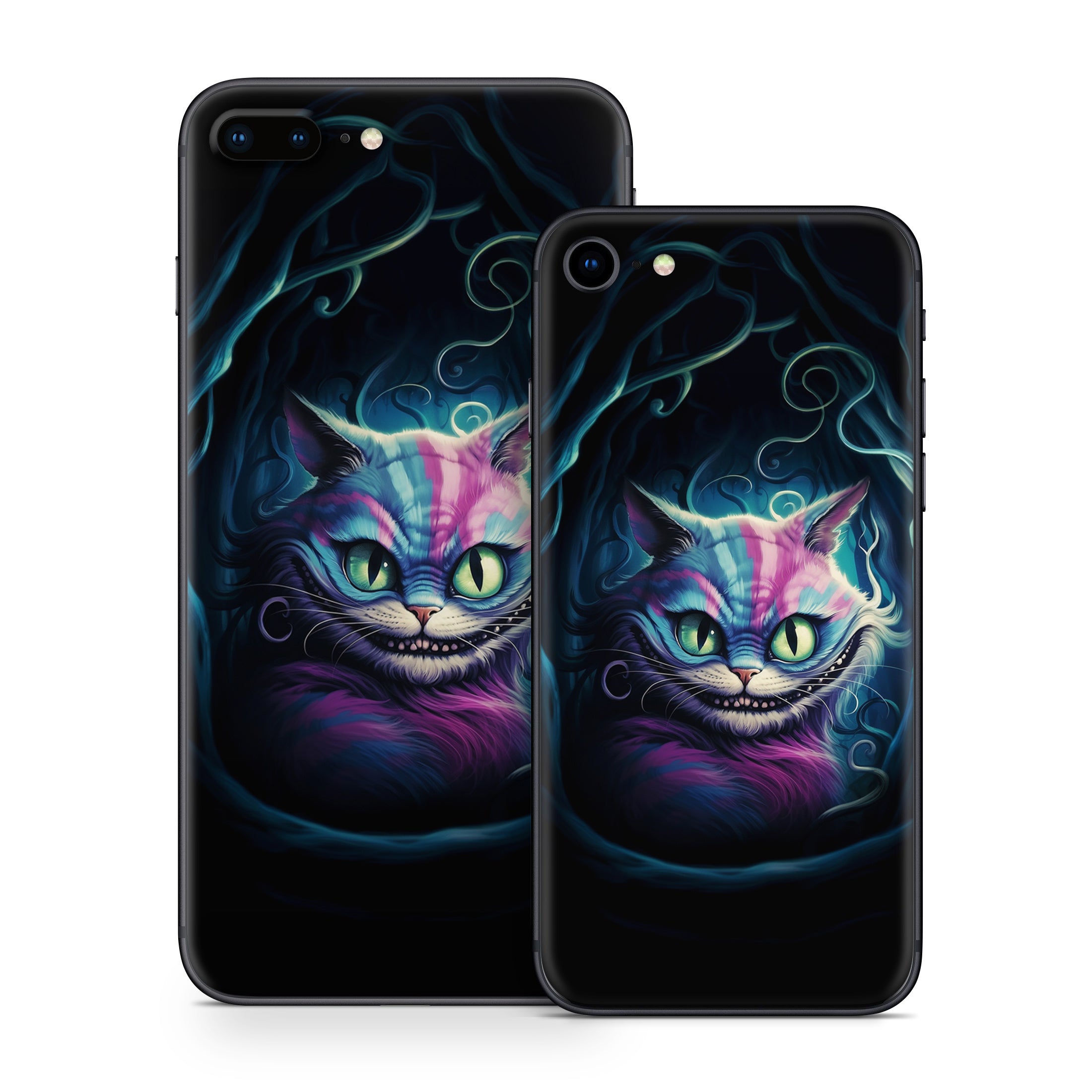 Blue Cheshire Cat - Apple iPhone 8 Skin