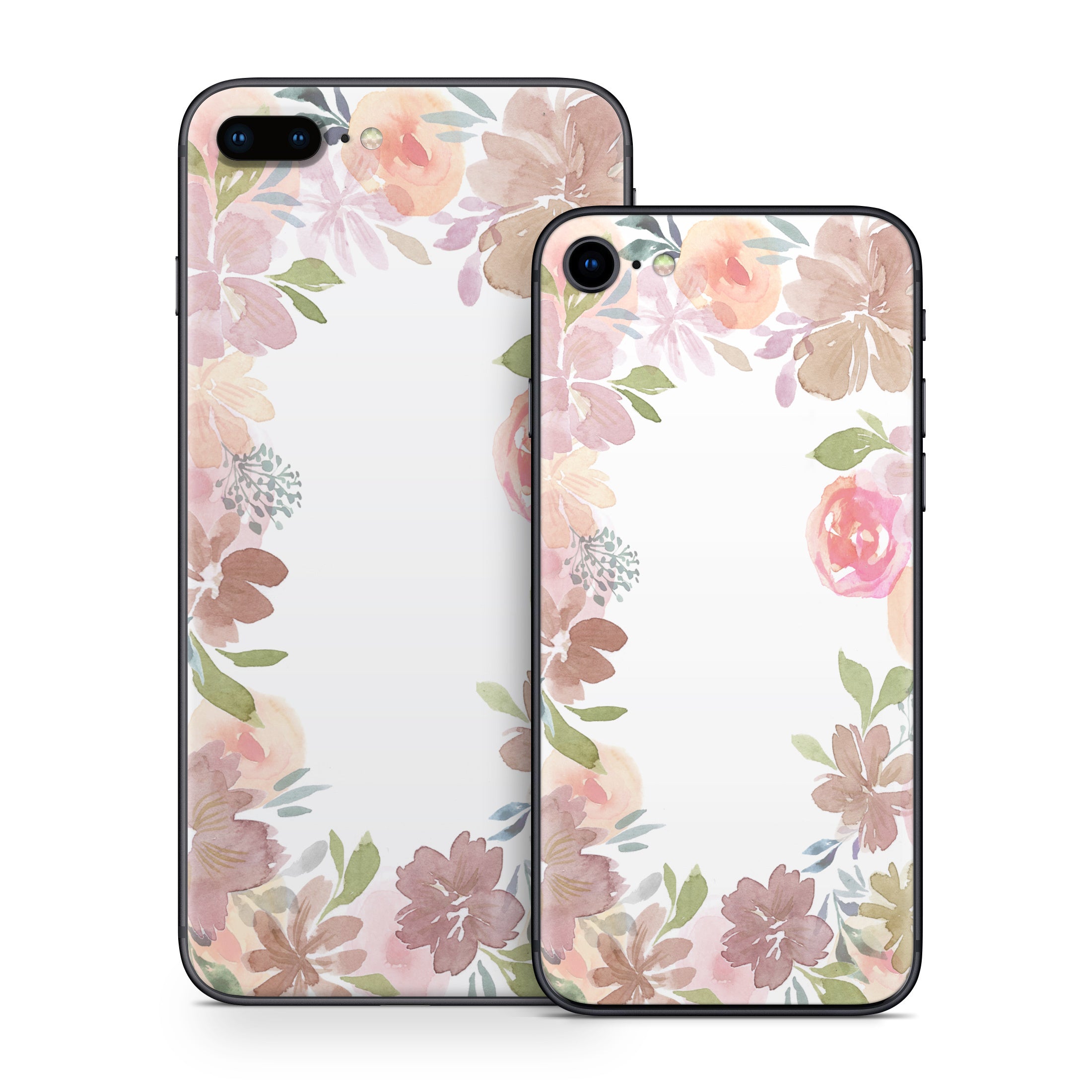 Blush Flower Frame - Apple iPhone 8 Skin