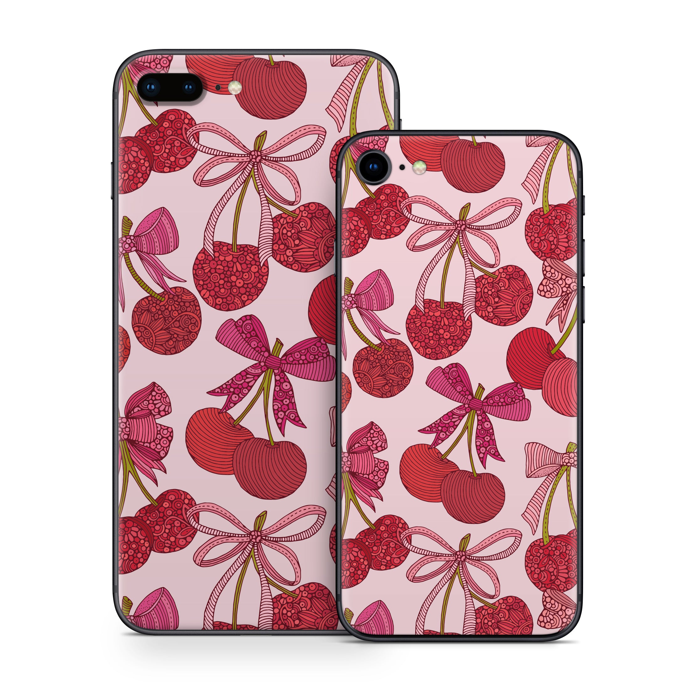 Cherry with Bows - Apple iPhone 8 Skin