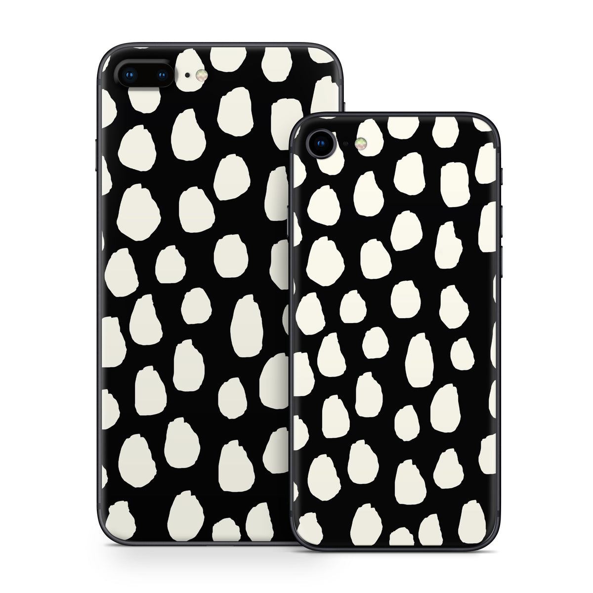 Inky Spots Black - Apple iPhone 8 Skin