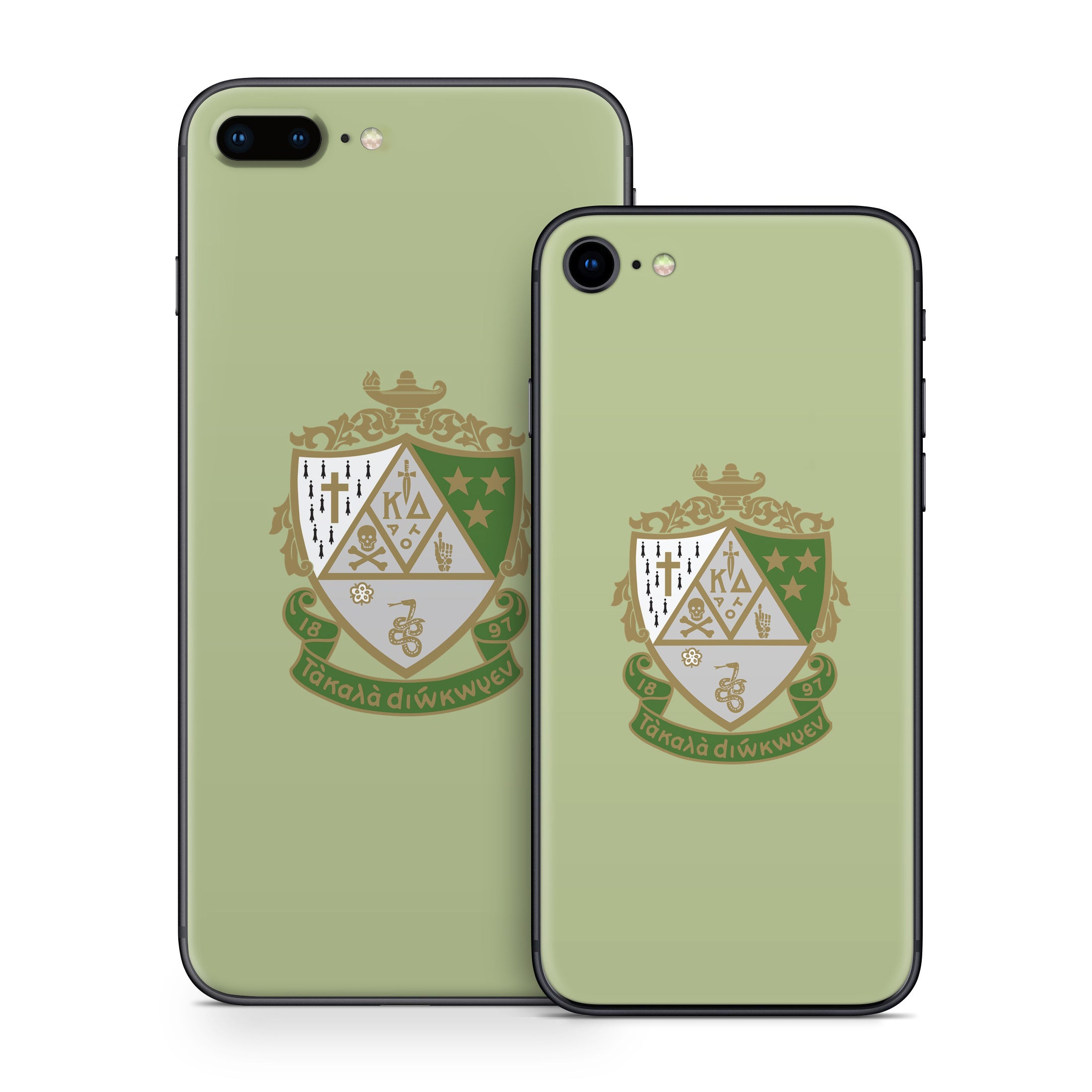 Kappa Delta Crest Light Olive - Apple iPhone 8 Skin