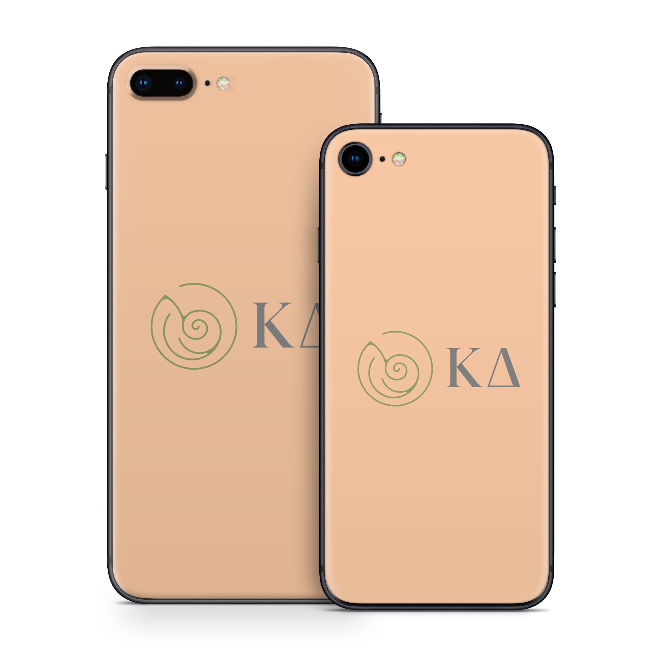 Kappa Delta Greek Letters Empowered Peach - Apple iPhone 8 Skin