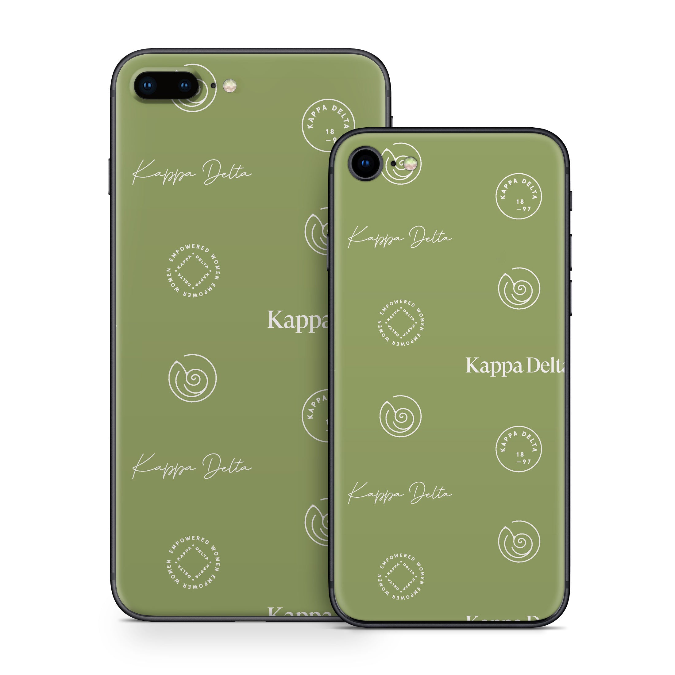 Kappa Delta Pattern - Apple iPhone 8 Skin