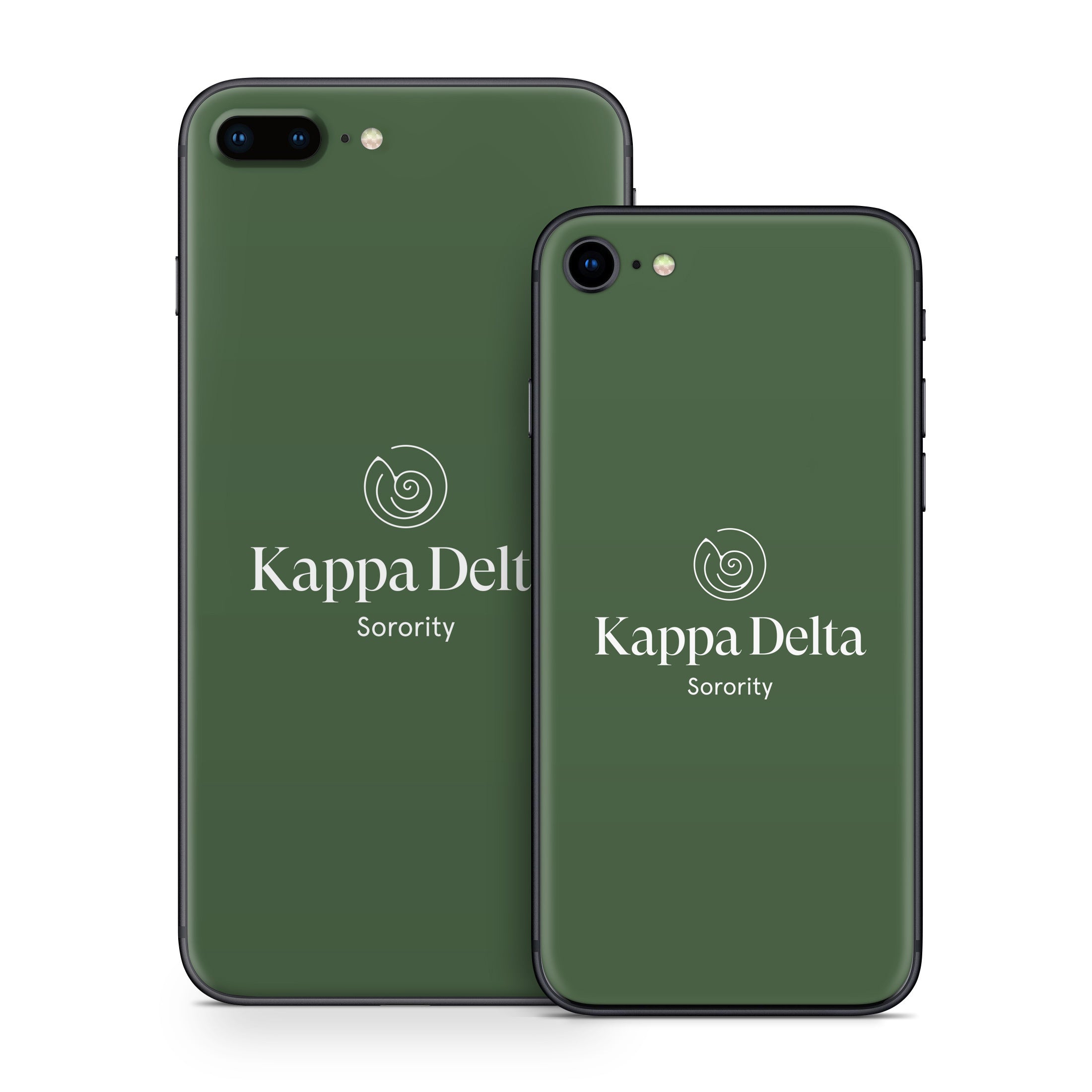 Kappa Delta Primary Logo Dark Olive - Apple iPhone 8 Skin