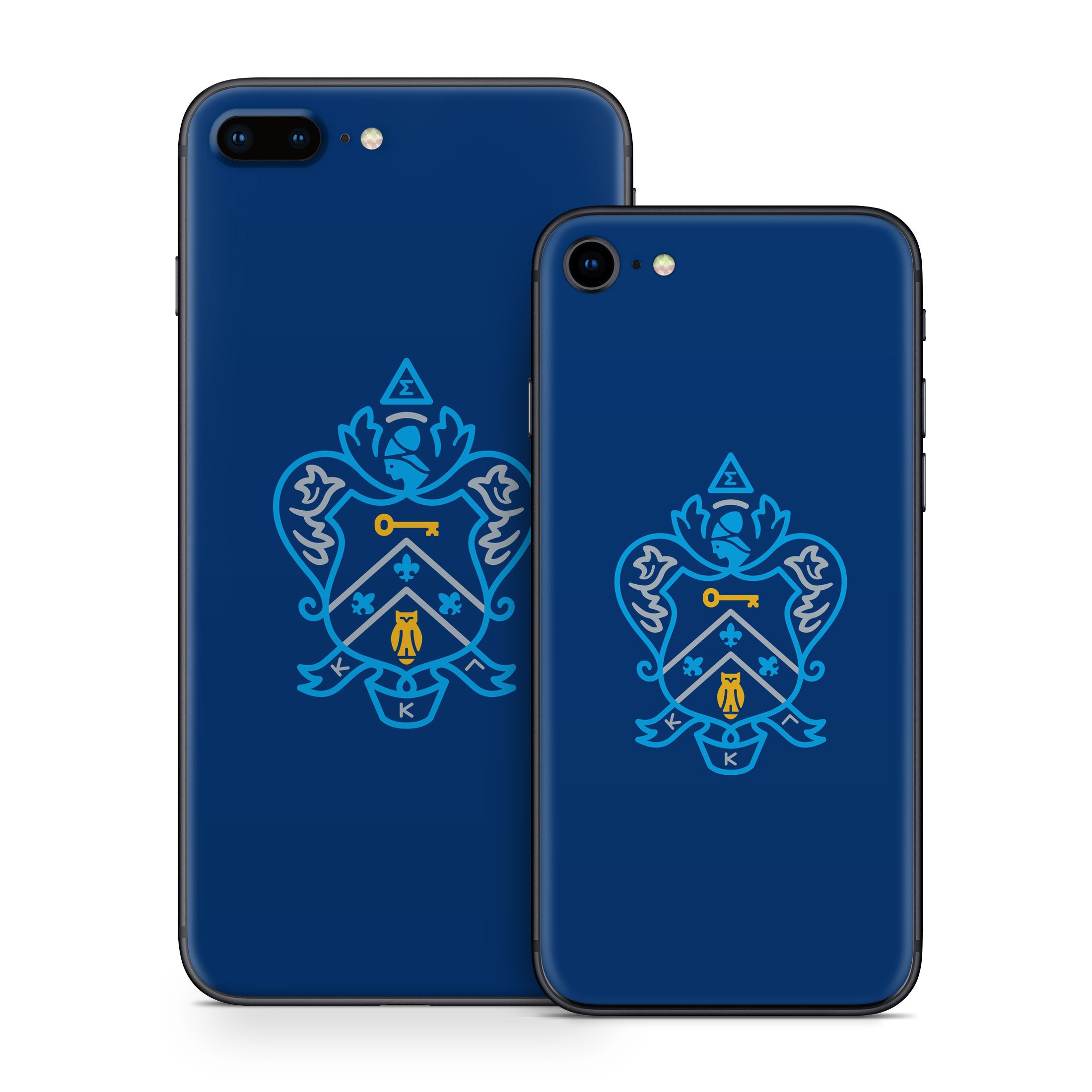 Kappa Kappa Gamma Coat of Arms Kappa Blue - Apple iPhone 8 Skin