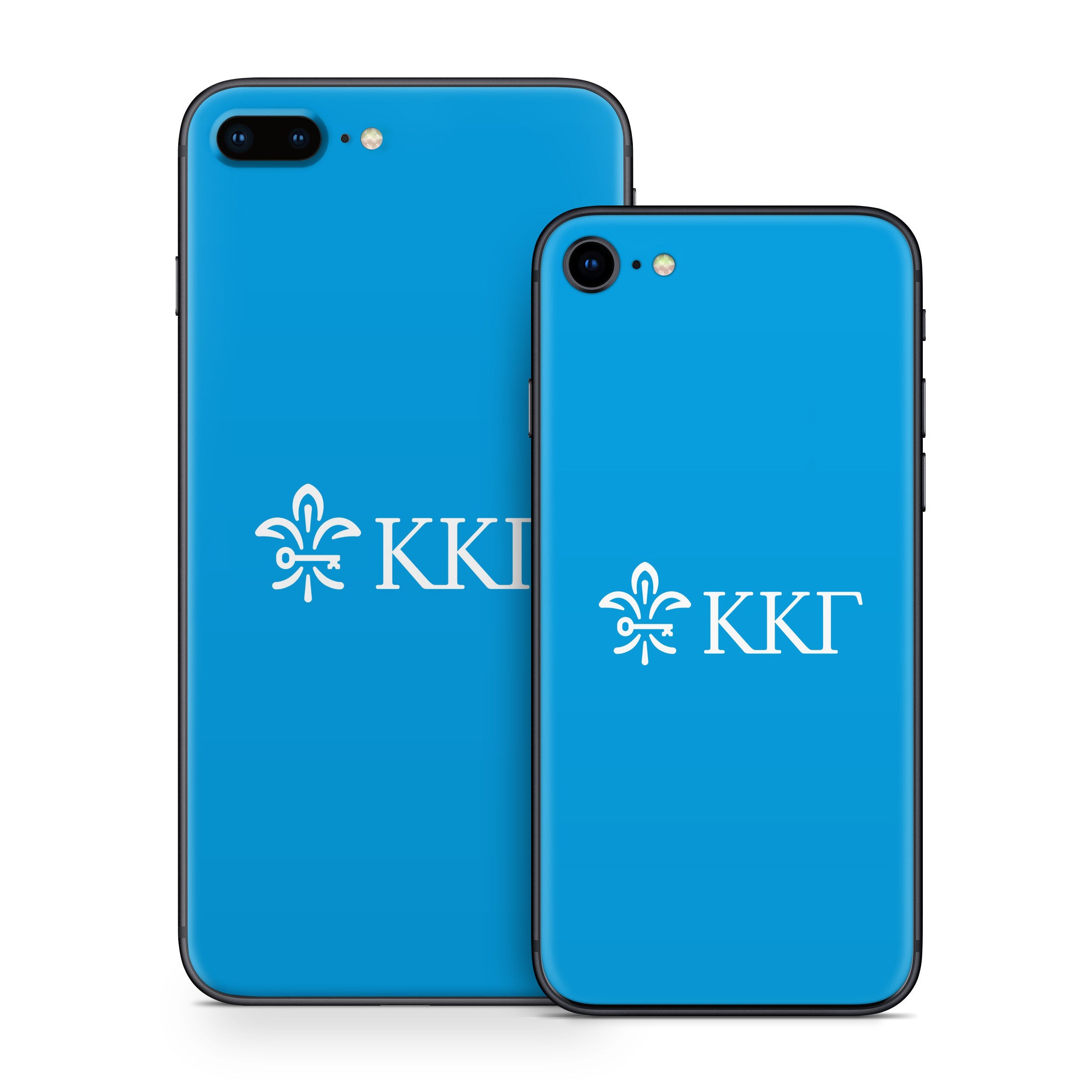Kappa Kappa Gamma Letterkey Horizontal Gamma Blue - Apple iPhone 8 Skin