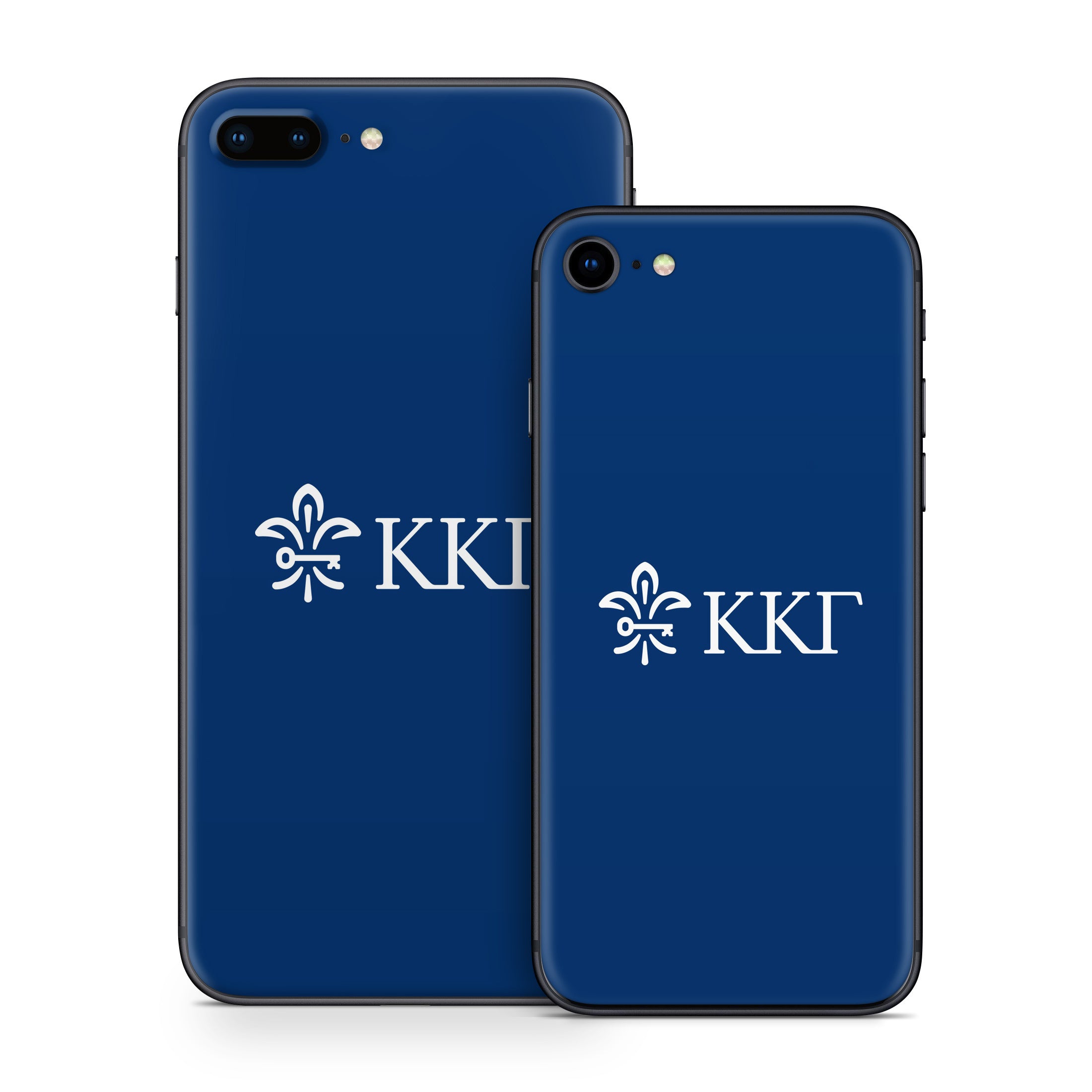 Kappa Kappa Gamma Letterkey Horizontal Kappa Blue - Apple iPhone 8 Skin
