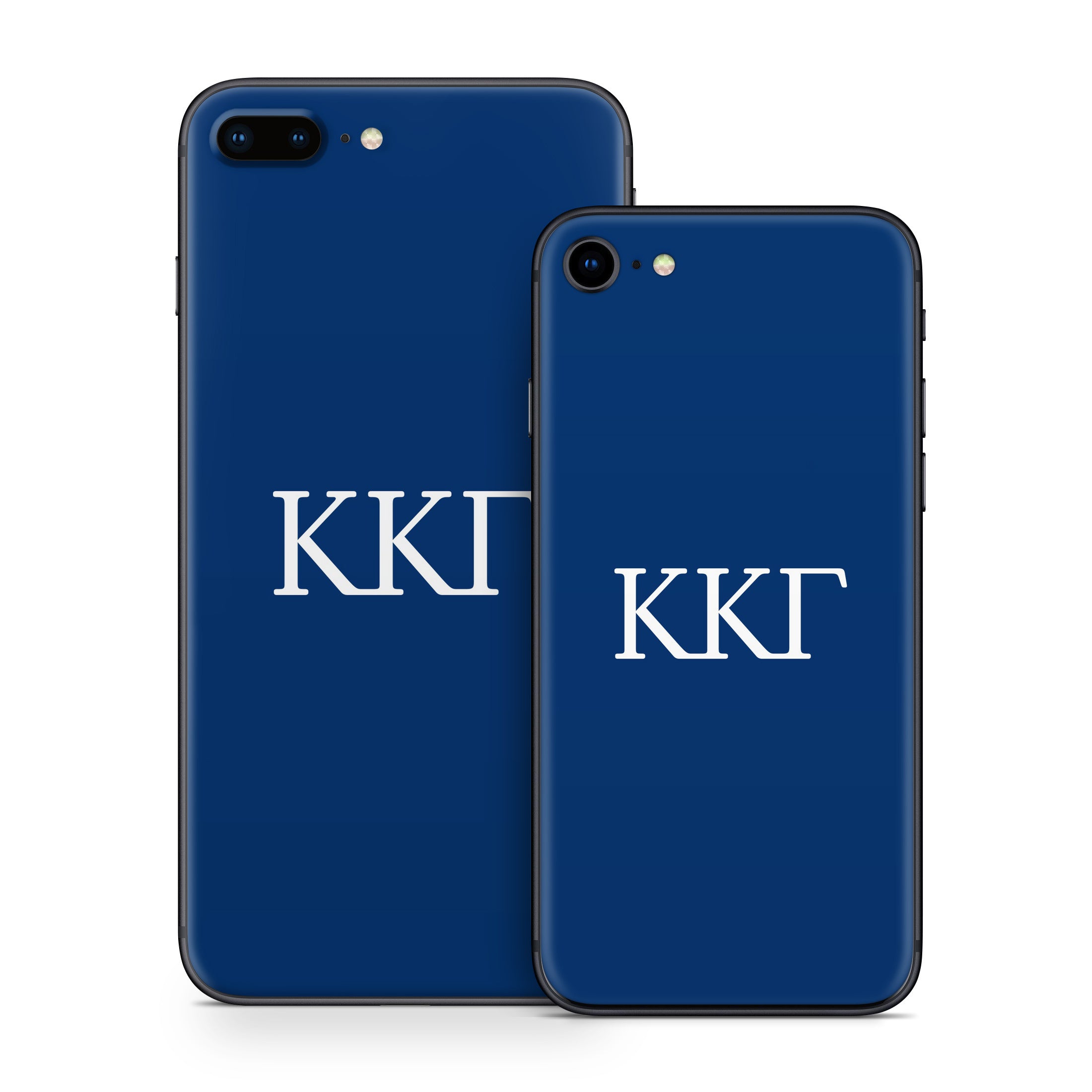 Kappa Kappa Gamma Greek Letters Kappa Blue - Apple iPhone 8 Skin