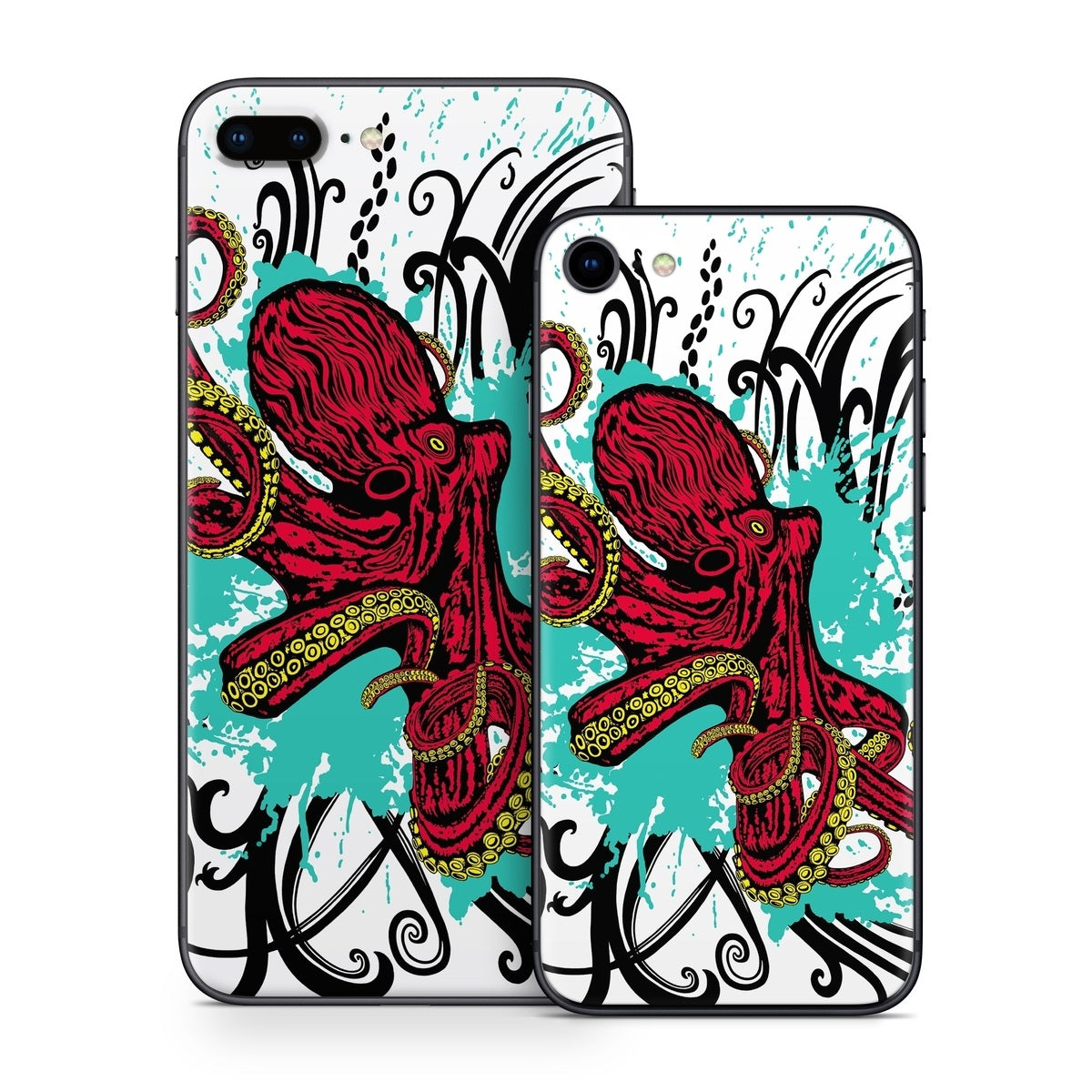 Apple iPhone 8 Plus Skin - Octopus by David Dunleavy Apple iPhone 8 Plus Skin - Octopus by David Dunleavy